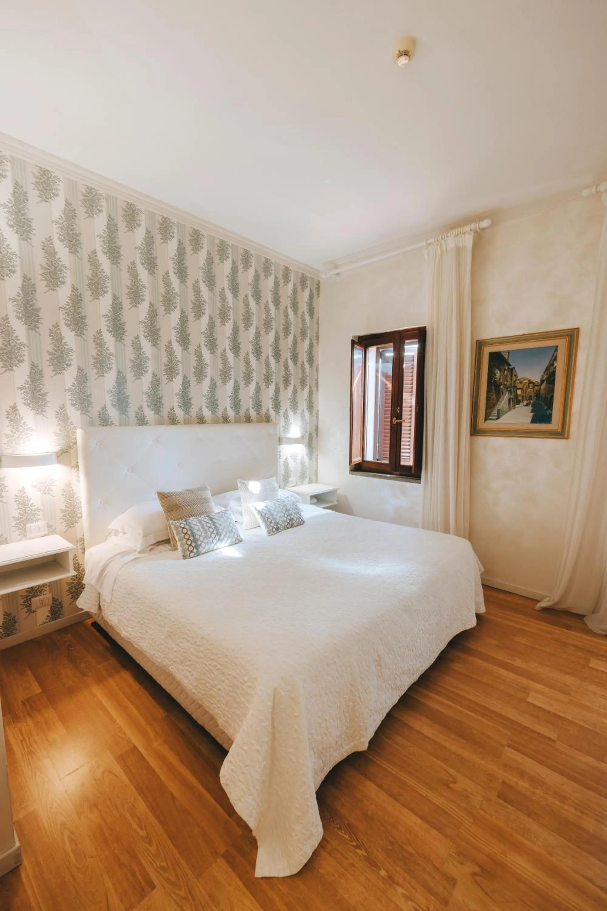 Bed in Hotel Bramante