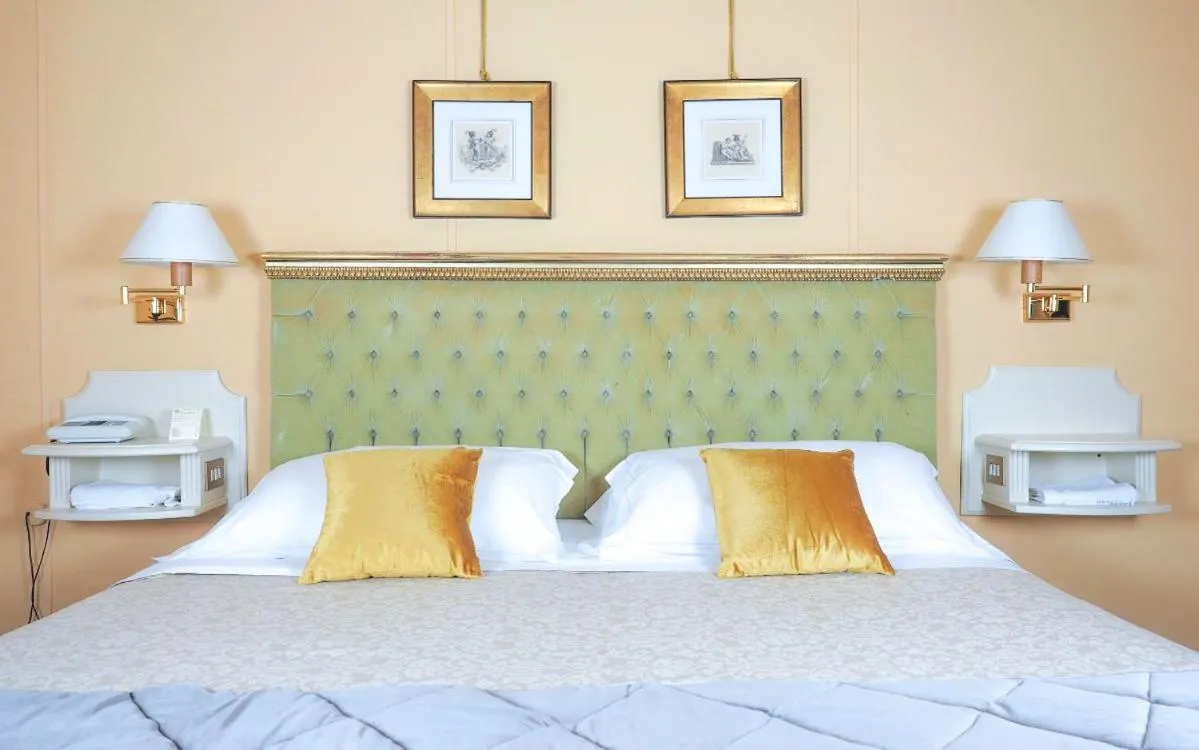 Bed in Hotel Bramante