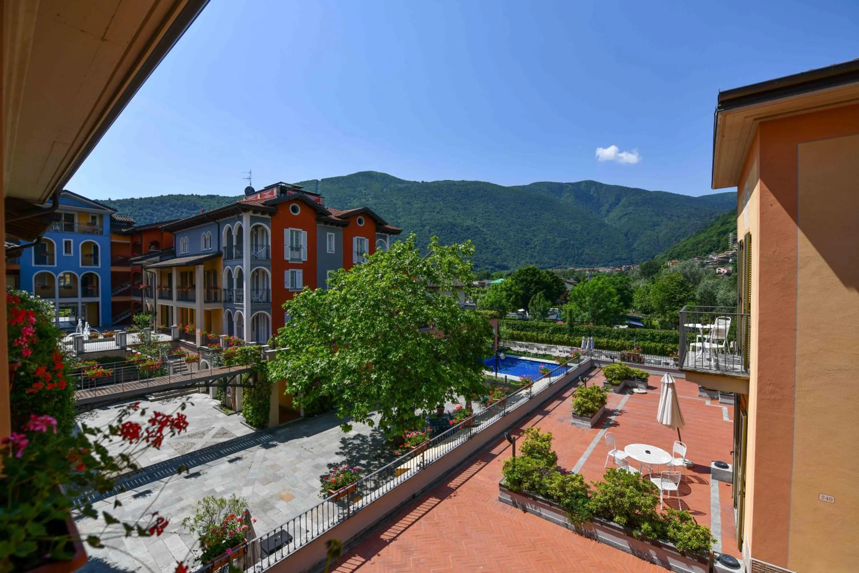 Pool view in Aquazzurra Resort & Aparthotel