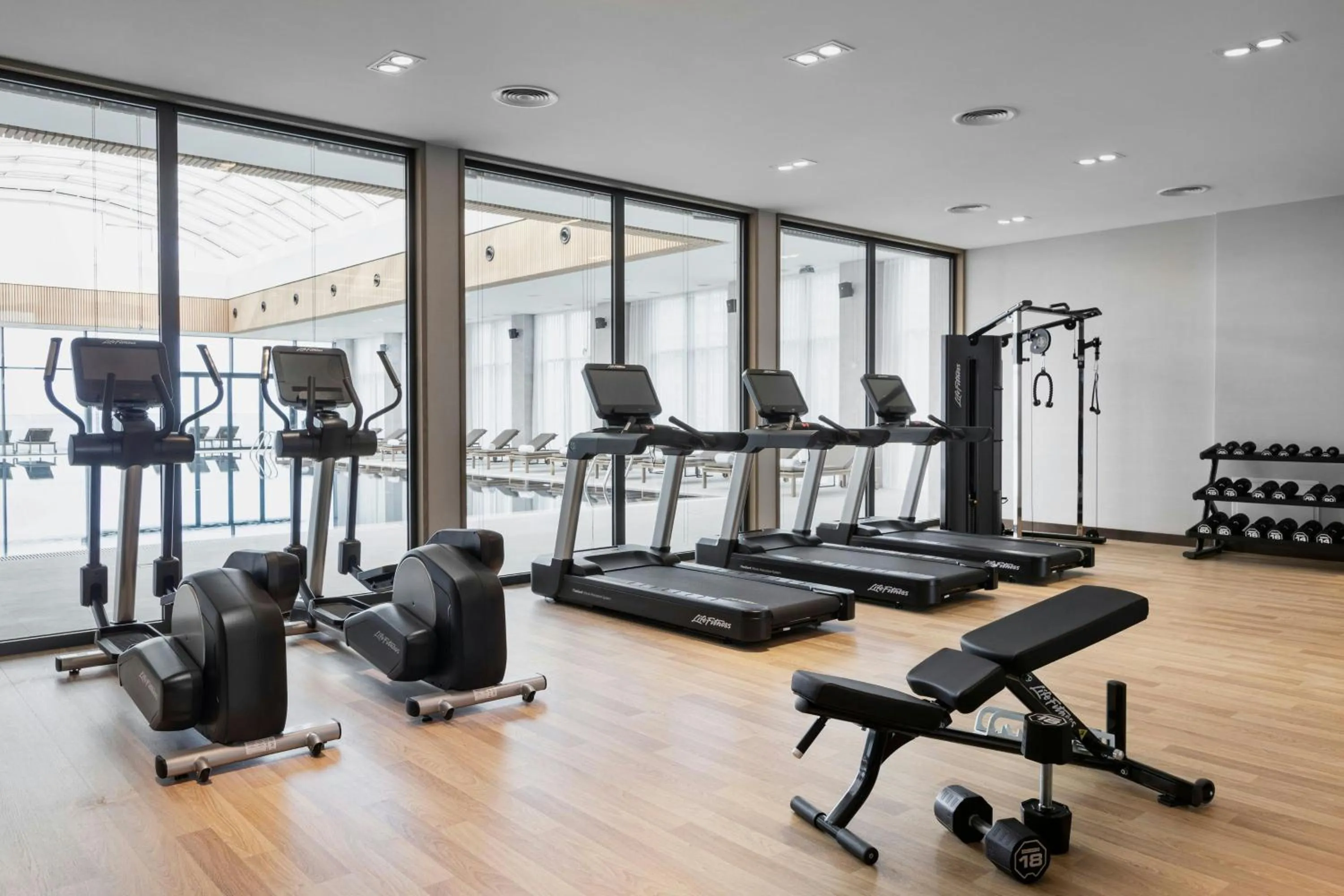 Fitness centre/facilities in Courtyard by Marriott Batumi