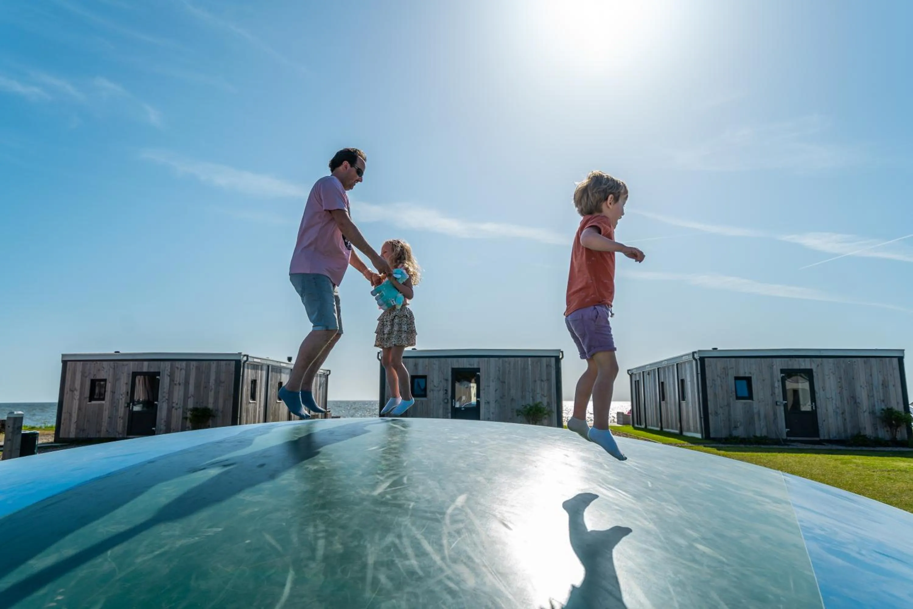 Children play ground in EuroParcs Enkhuizer Strand