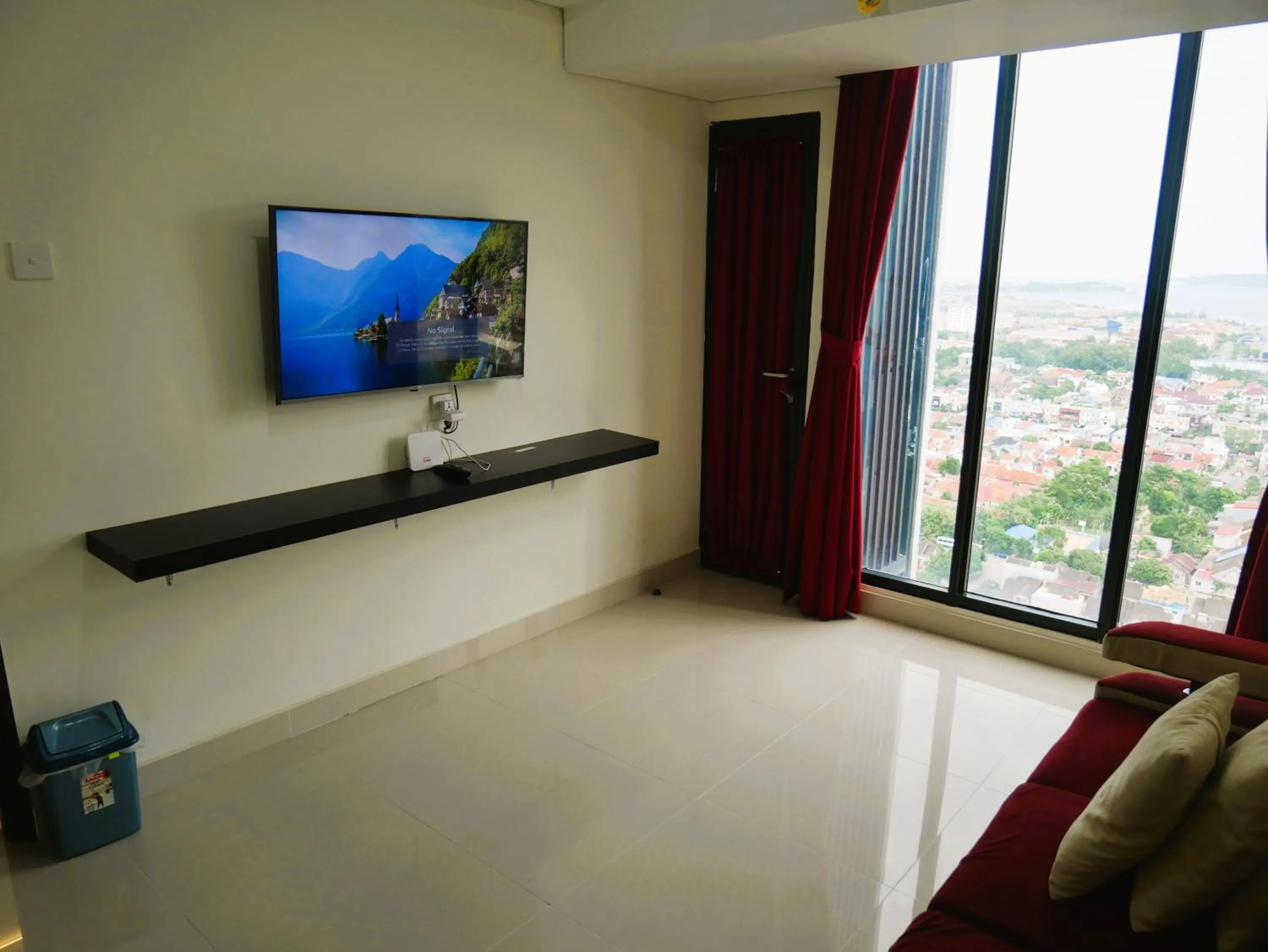 Living room, Bed in Meisterstadt Pollux Habibie