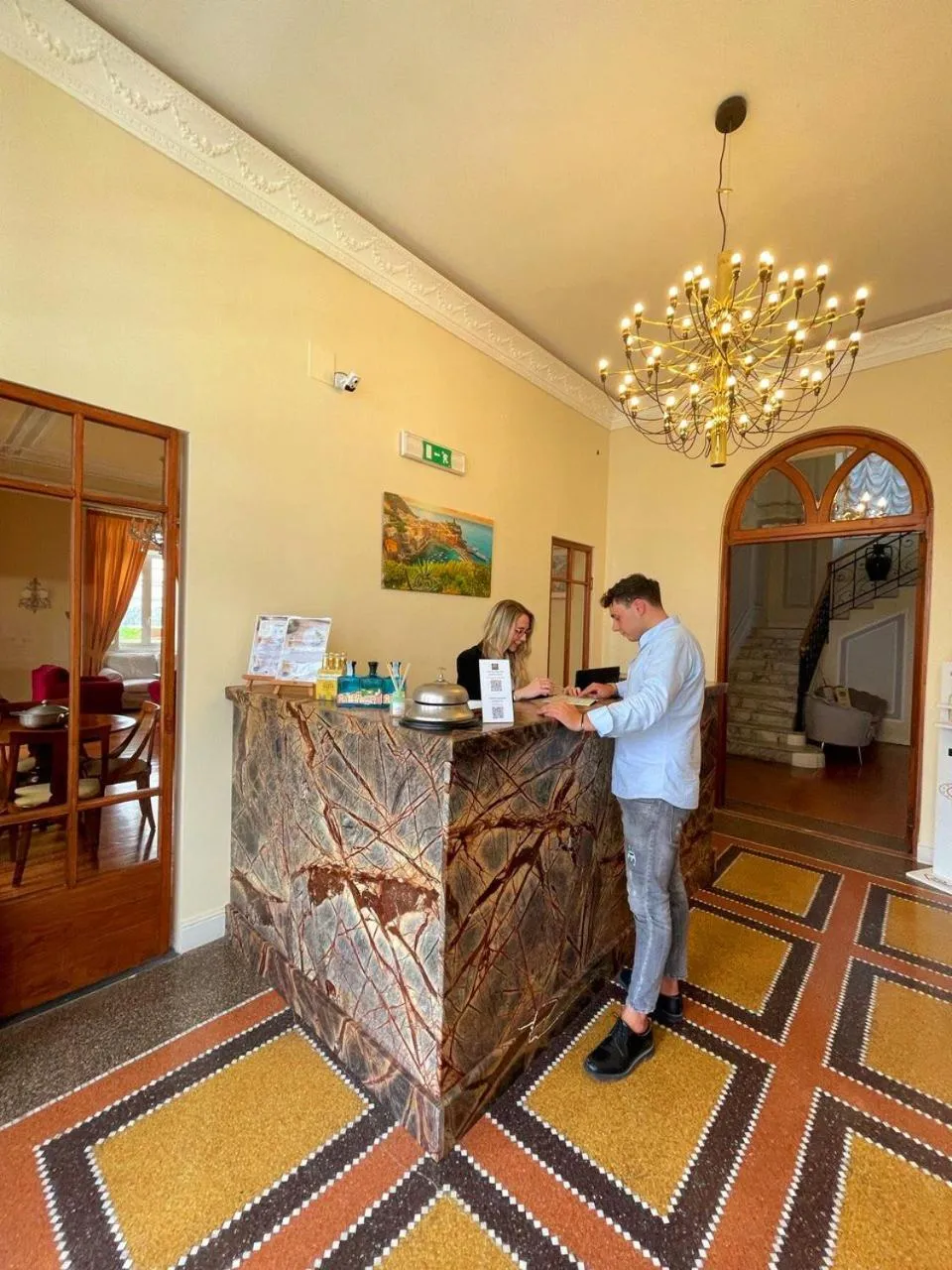 Lobby or reception in Hotel Canali - Le Cinque Terre