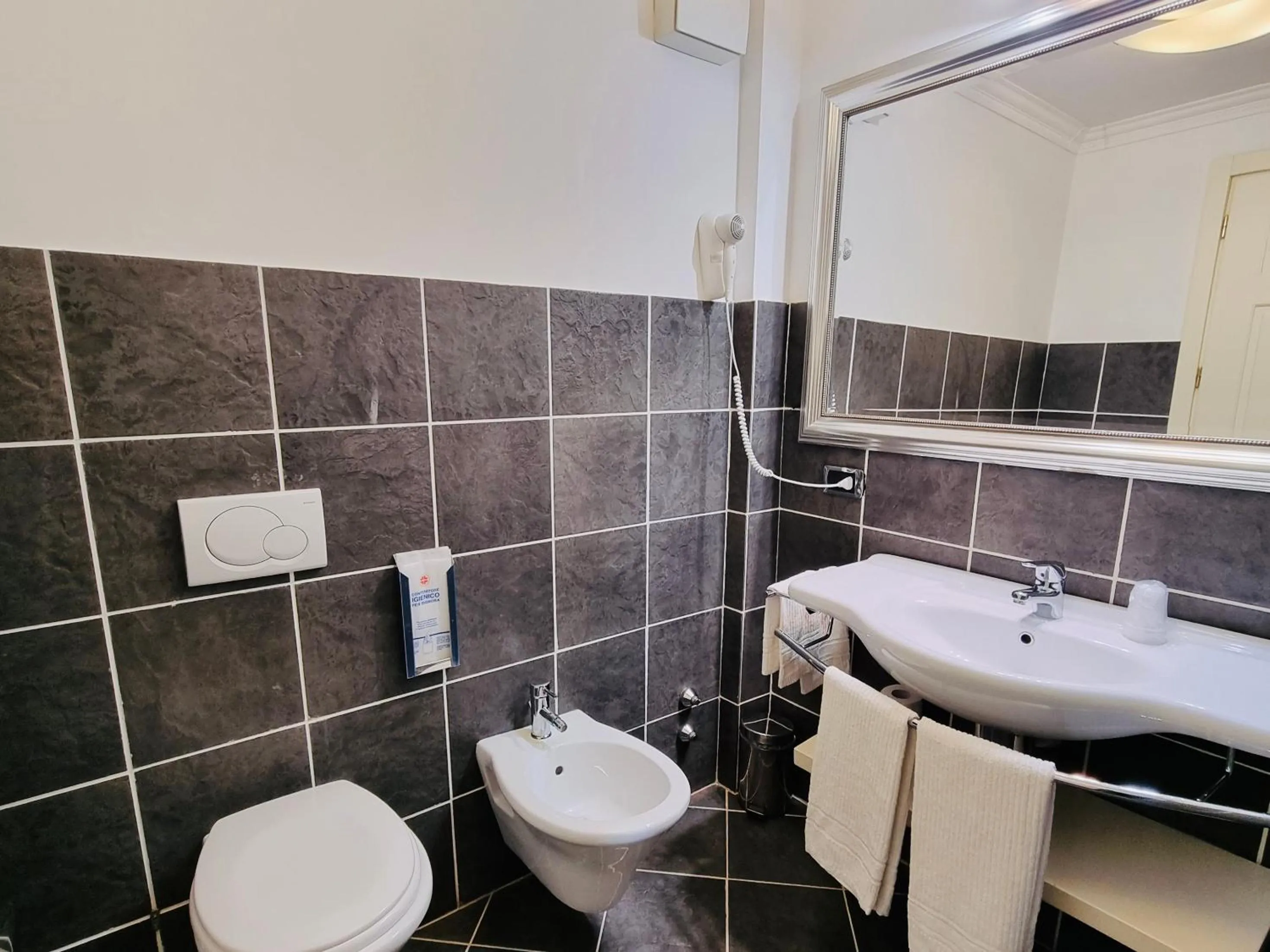 Toilet in Hotel Canali - Le Cinque Terre