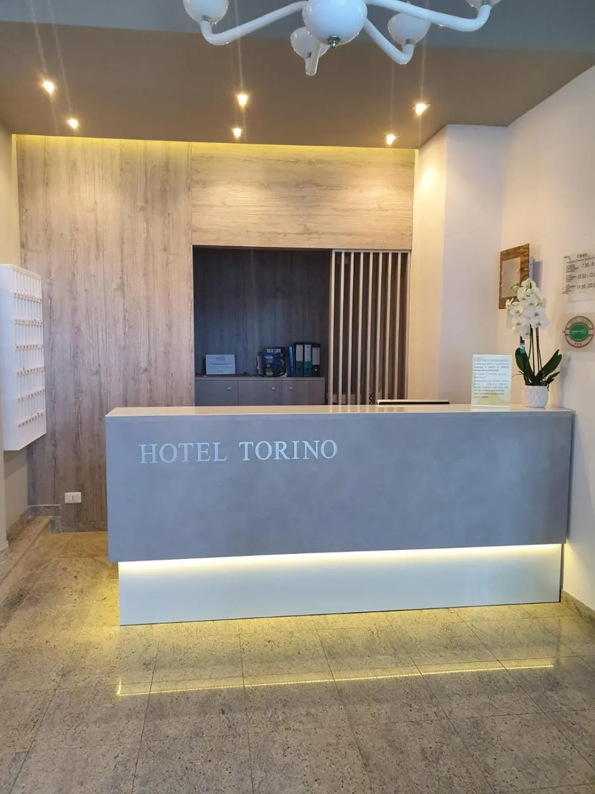 Lobby or reception in Hotel Torino