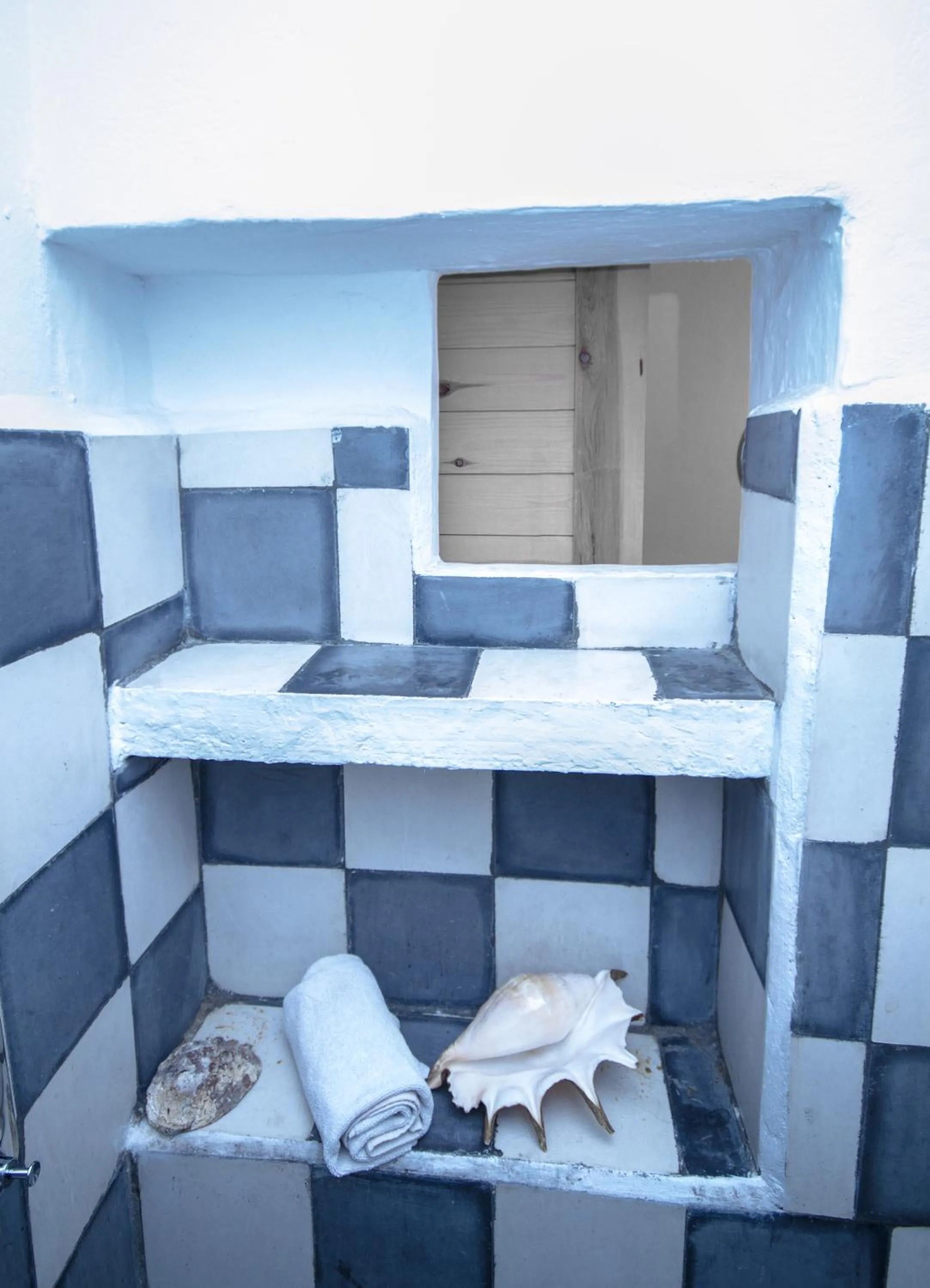 Shower in USHA Guest House