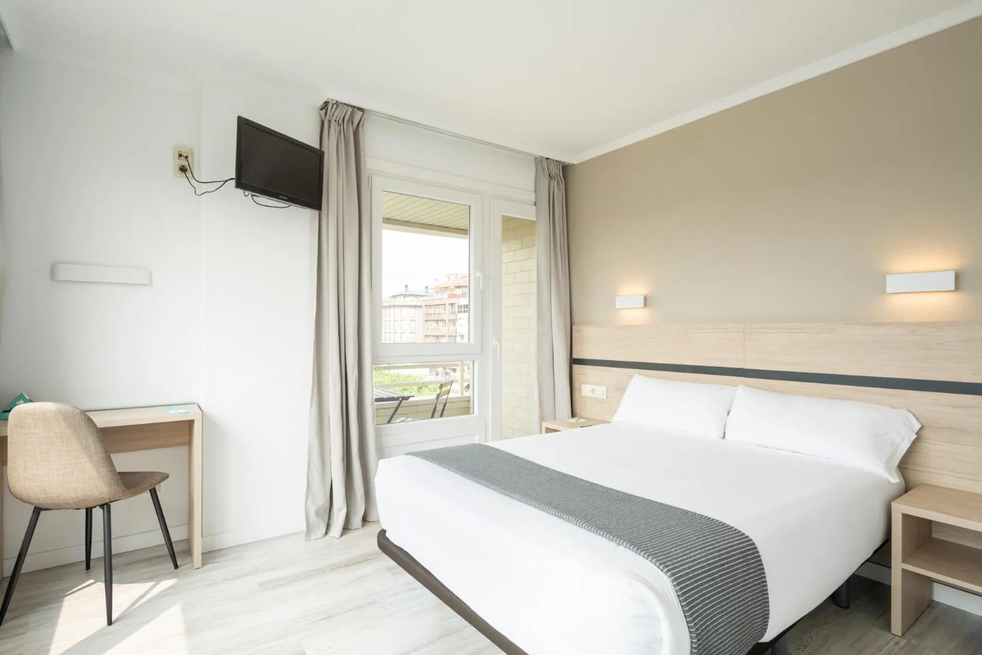 Bed in Hotel Alda Camiño Inglés