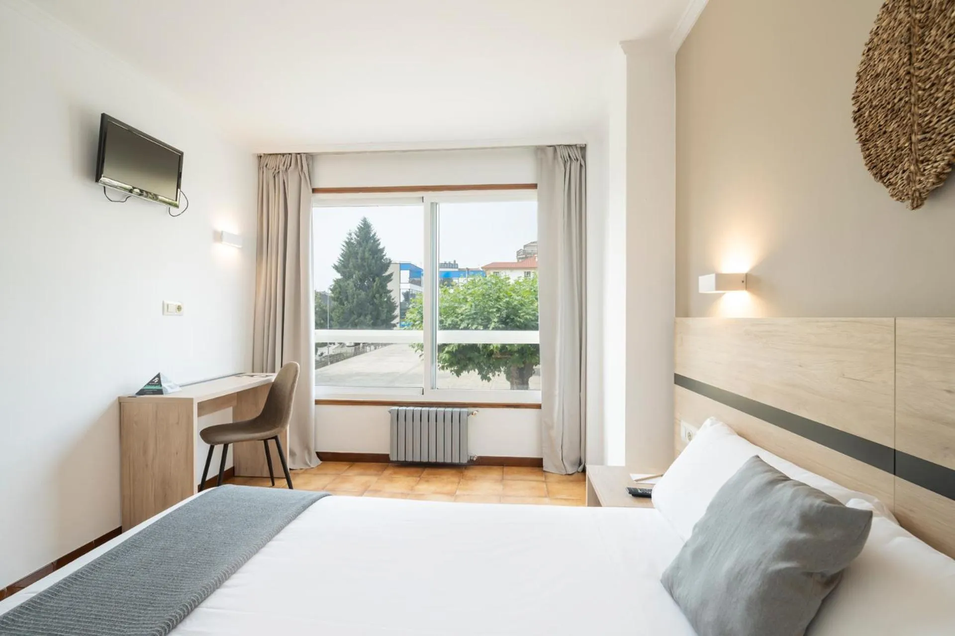 Bed in Hotel Alda Camiño Inglés