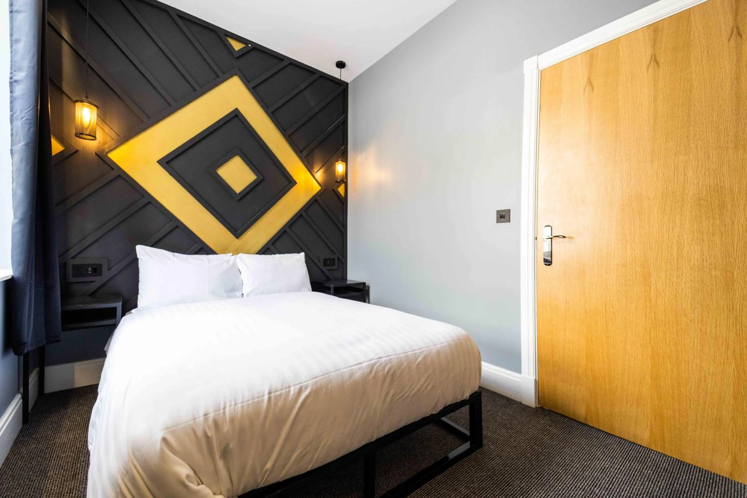 Bedroom, Bed in The Luxury Penthouse by Sasco Apartments