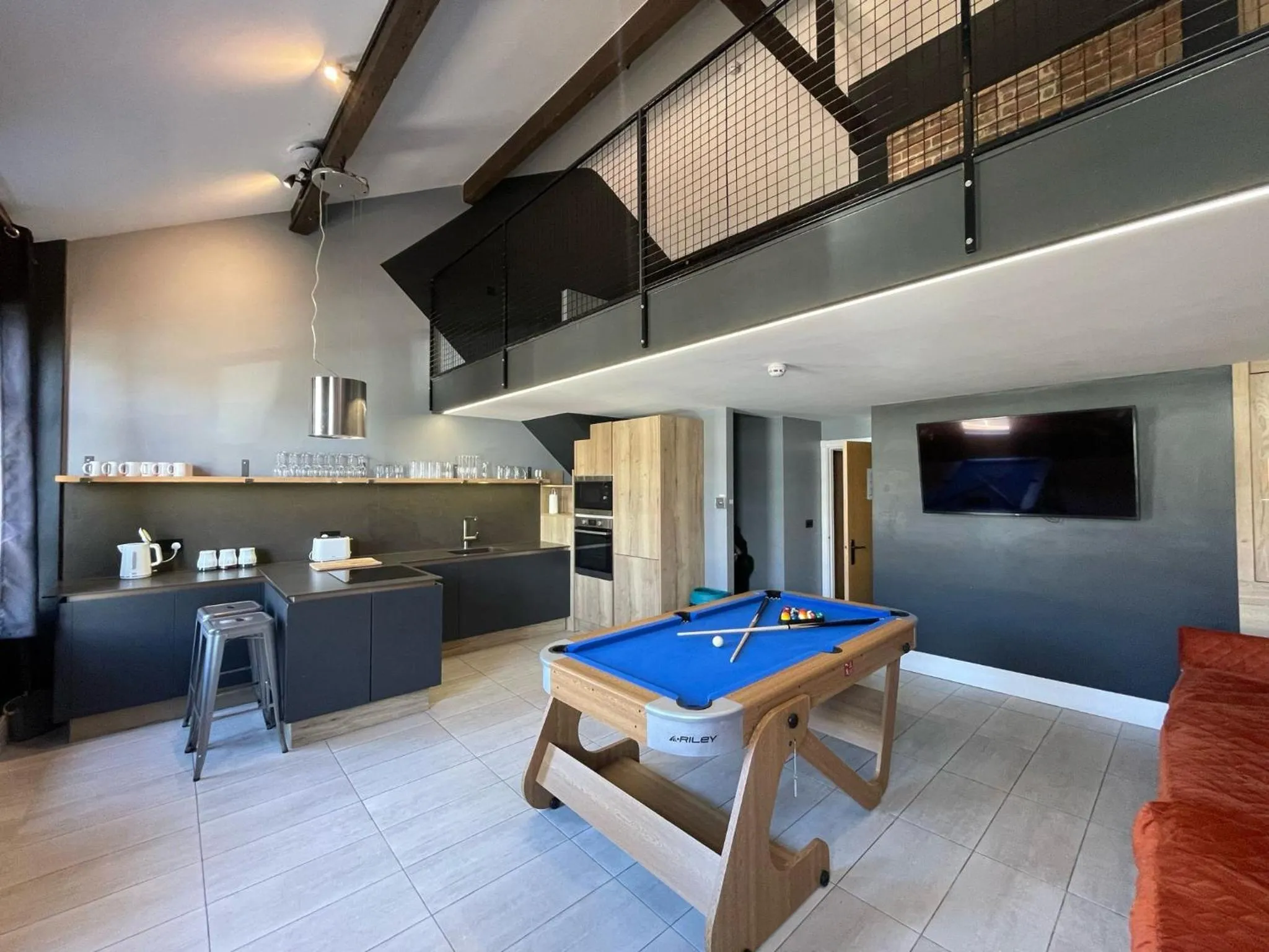 Kitchen or kitchenette in The Luxury Penthouse by Sasco Apartments