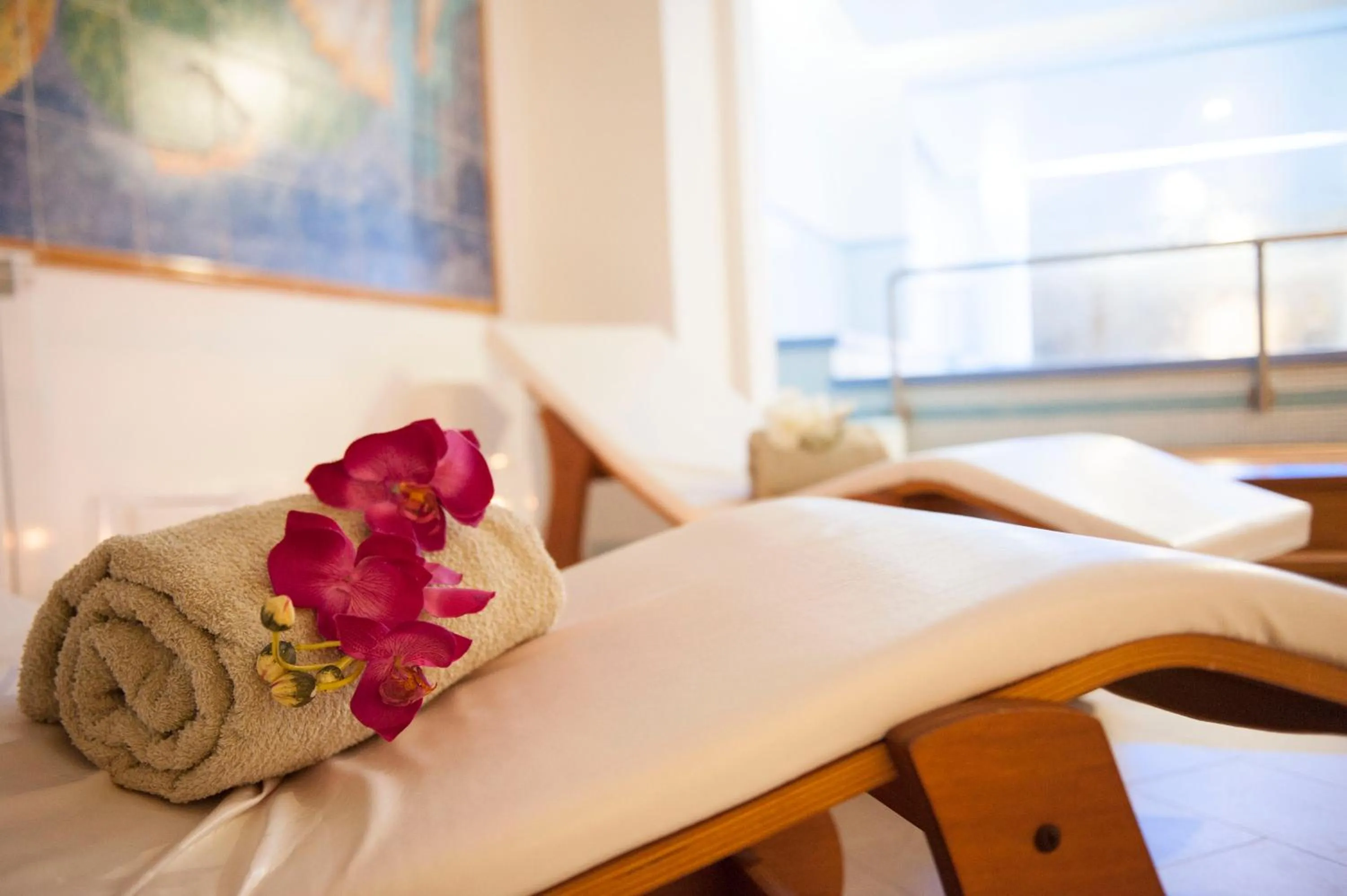 Decorative detail, Bed in Hotel La Madonnina