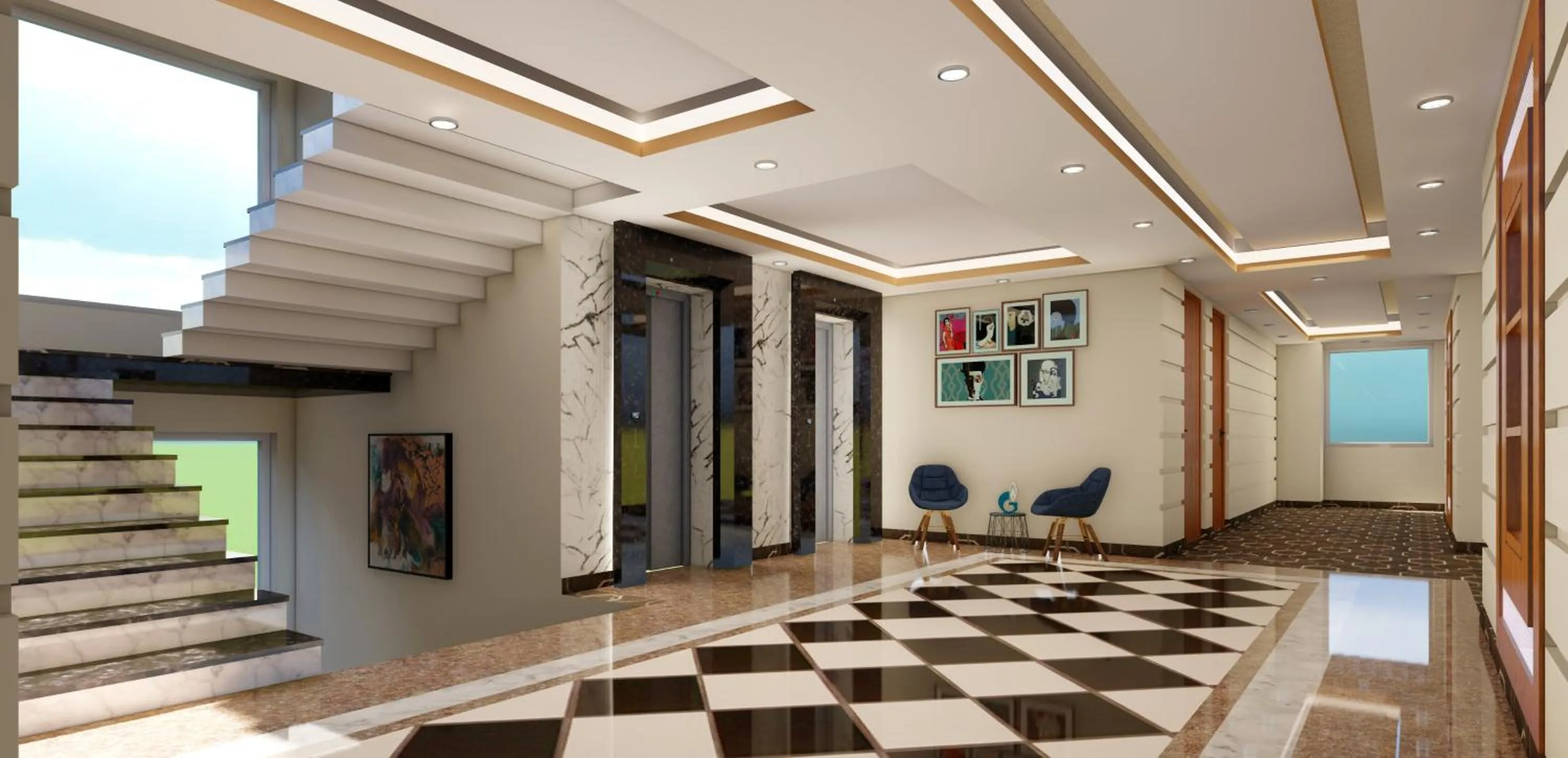 Lobby or reception in Effotel By Sayaji Dehradun