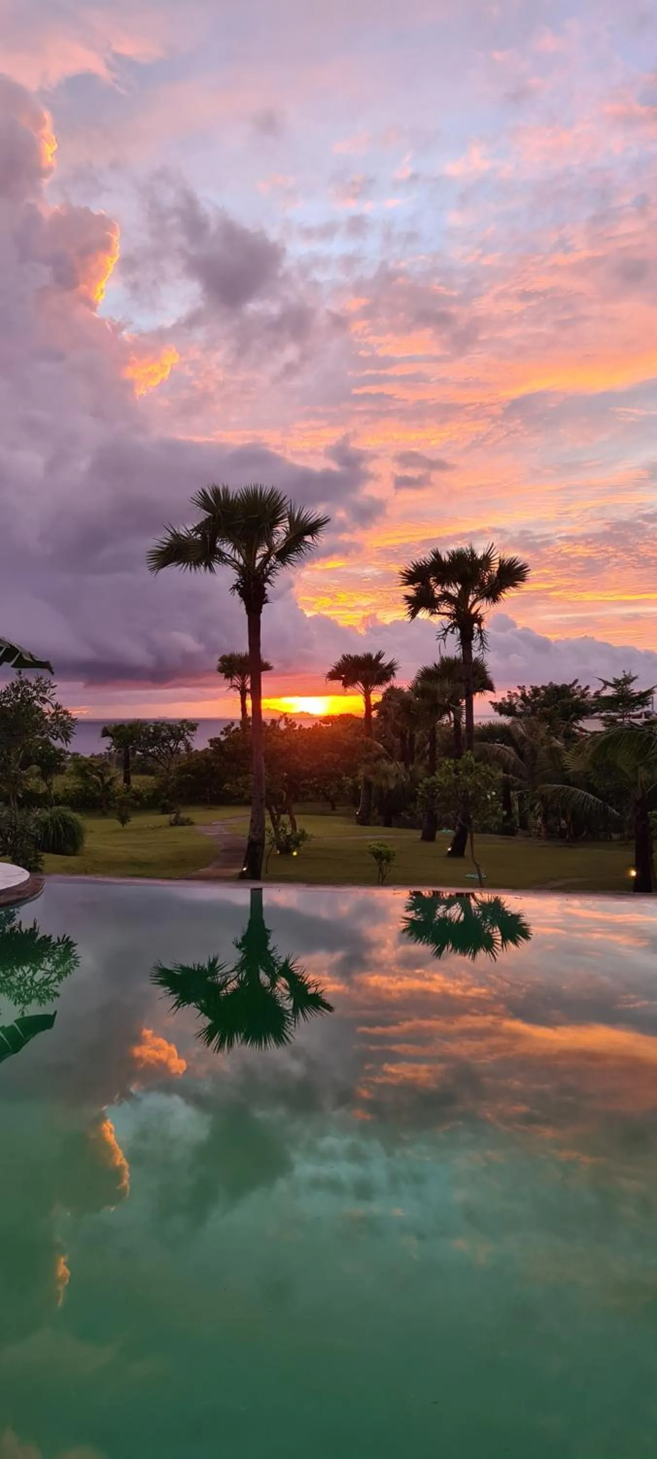 Sunrise in Palm Springs Bali Dive Resort