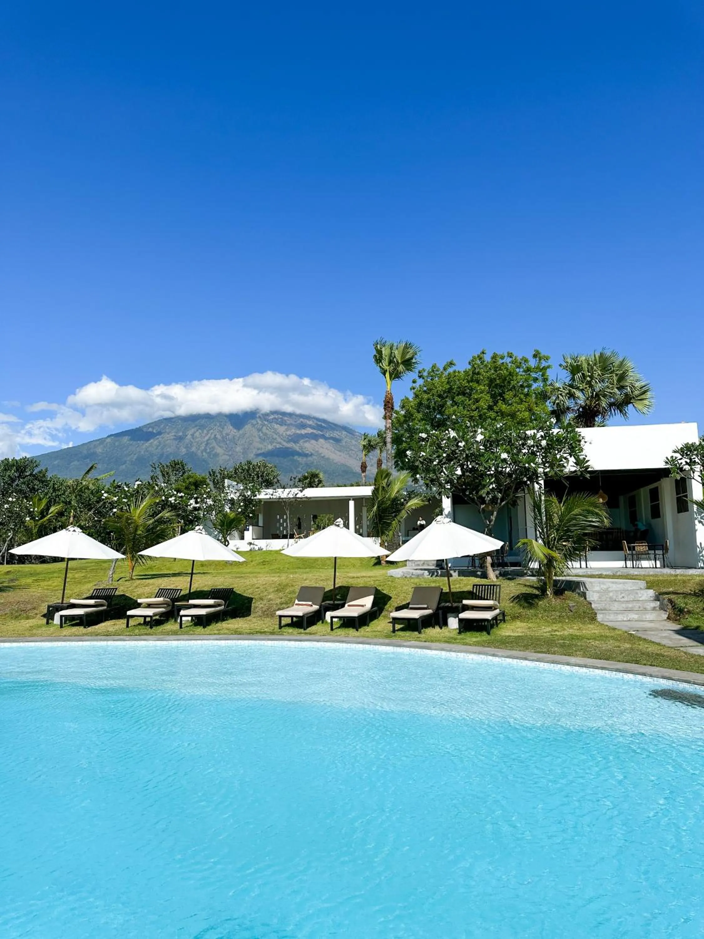 Swimming pool in Palm Springs Bali Dive Resort