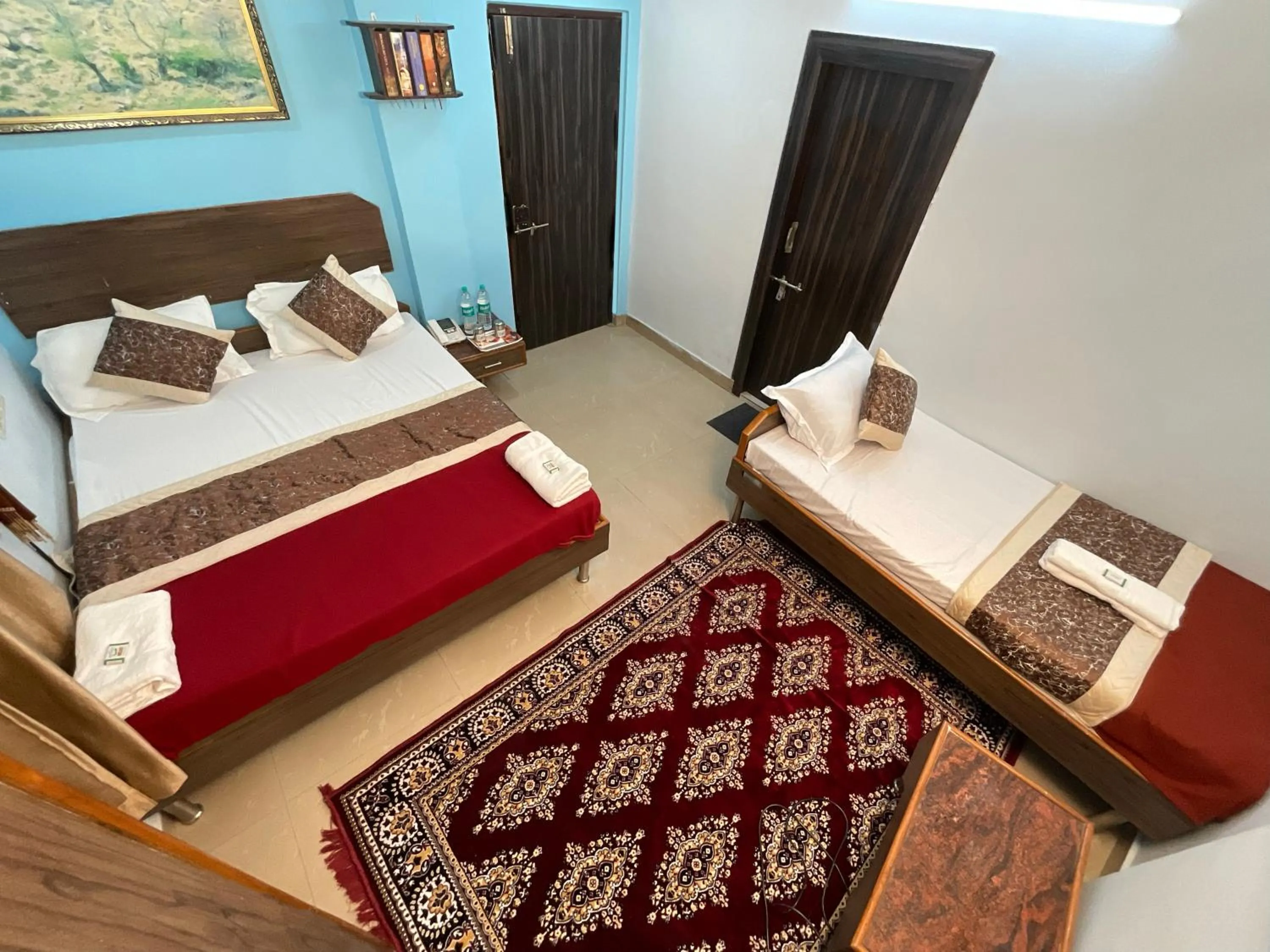 Photo of the whole room, Bed in Vrindavan Comfort Inn
