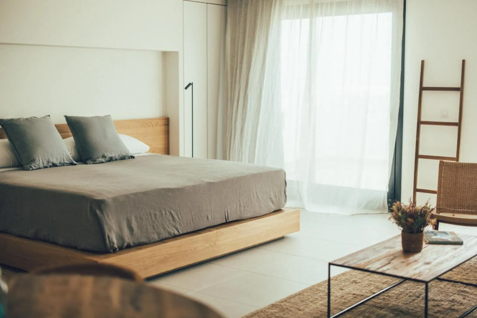 Bed in Cala Lanuza Suites