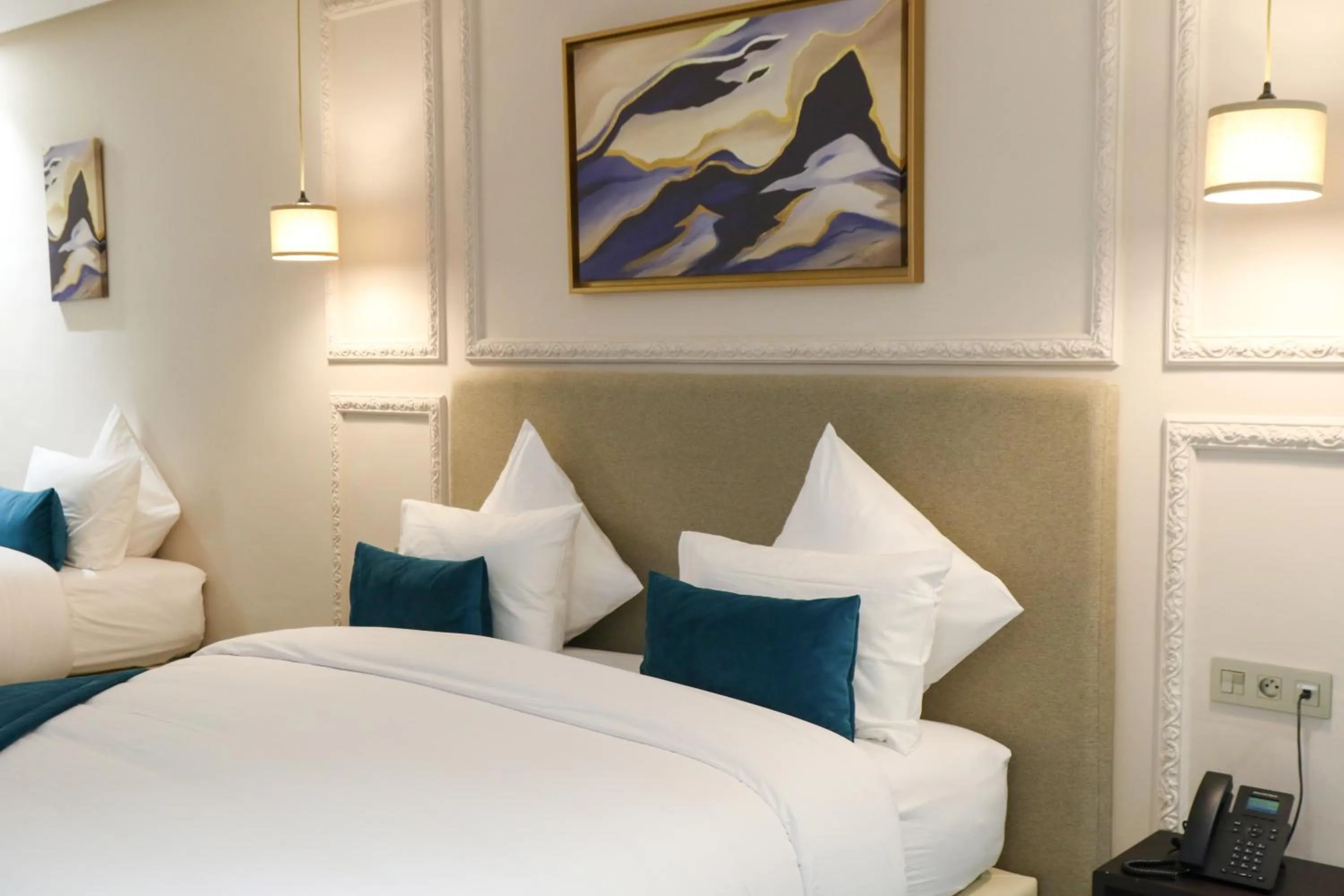 Bed in Dakhla Boarding Hotel & Restaurant