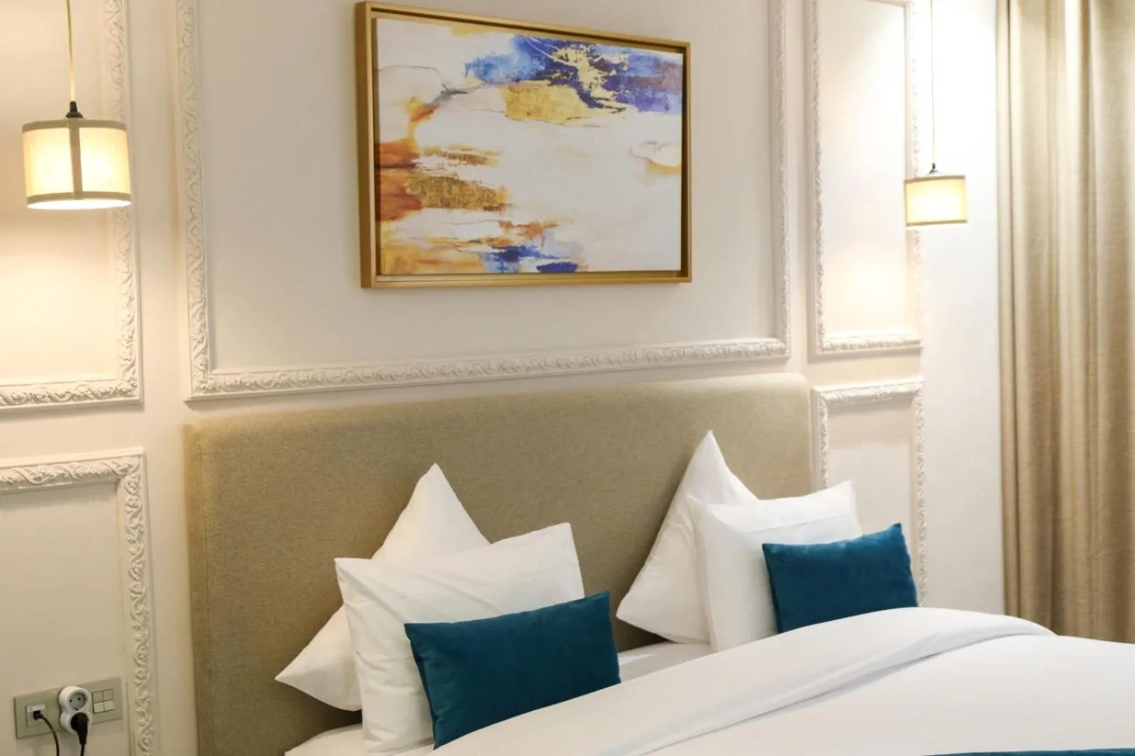 Bed in Dakhla Boarding Hotel & Restaurant