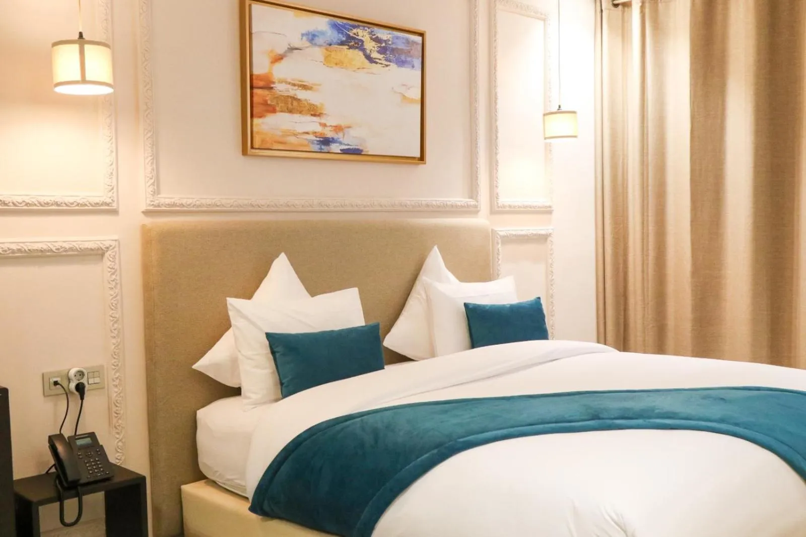 Bed in Dakhla Boarding Hotel & Restaurant