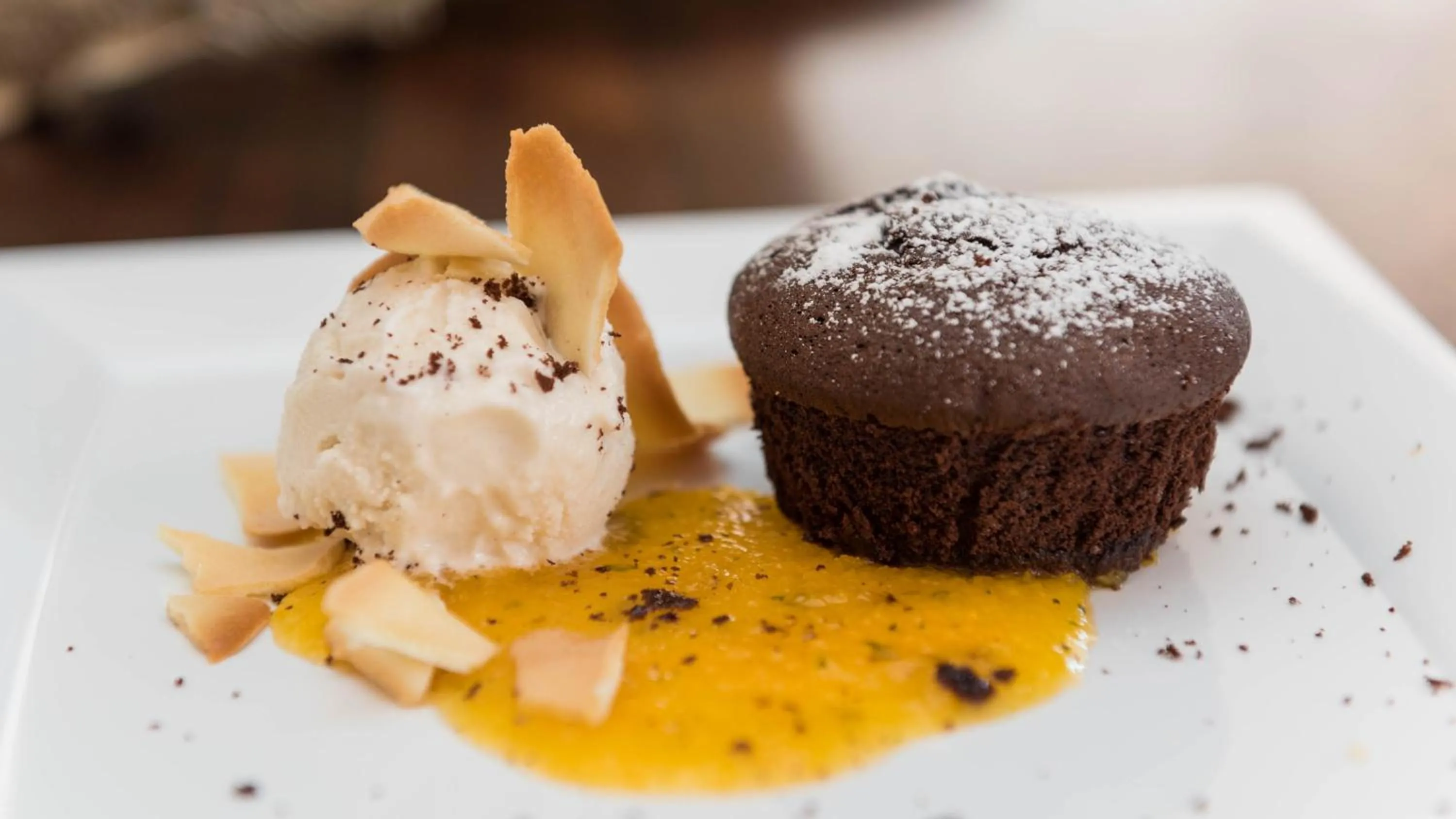 Food close-up in Romantic Hotel & Restaurant Villa Cheta Elite