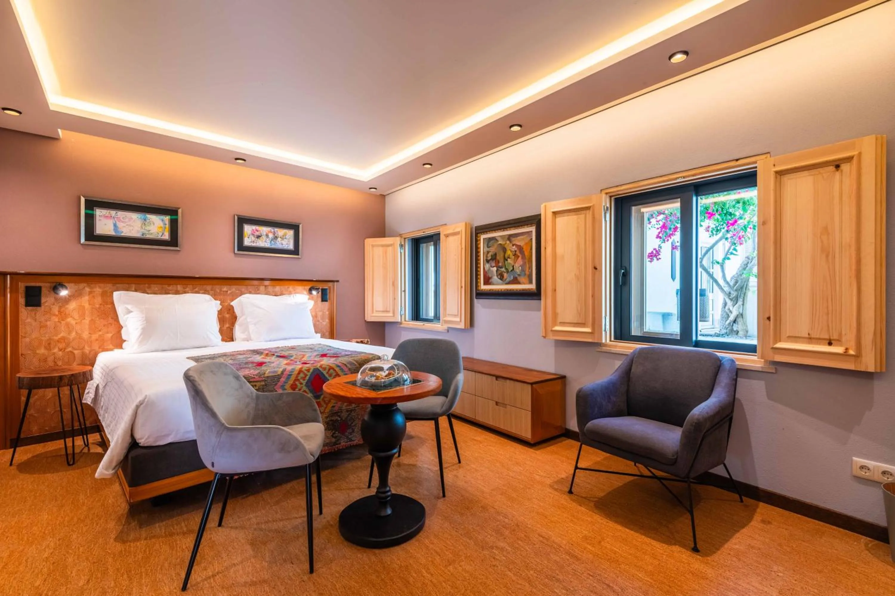 Bed in Vila Origens Boutique Hotel Albufeira – Adults Only