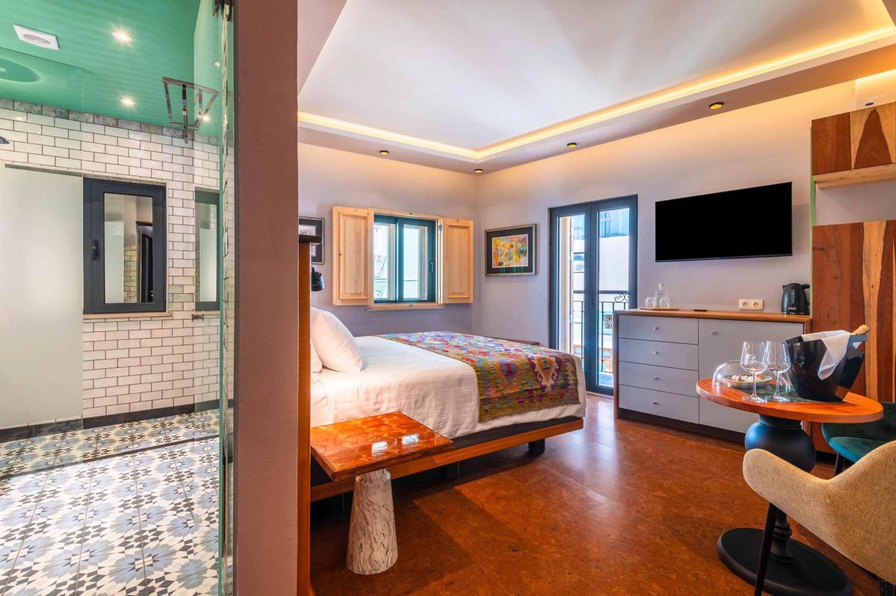 Bed in Vila Origens Boutique Hotel Albufeira – Adults Only