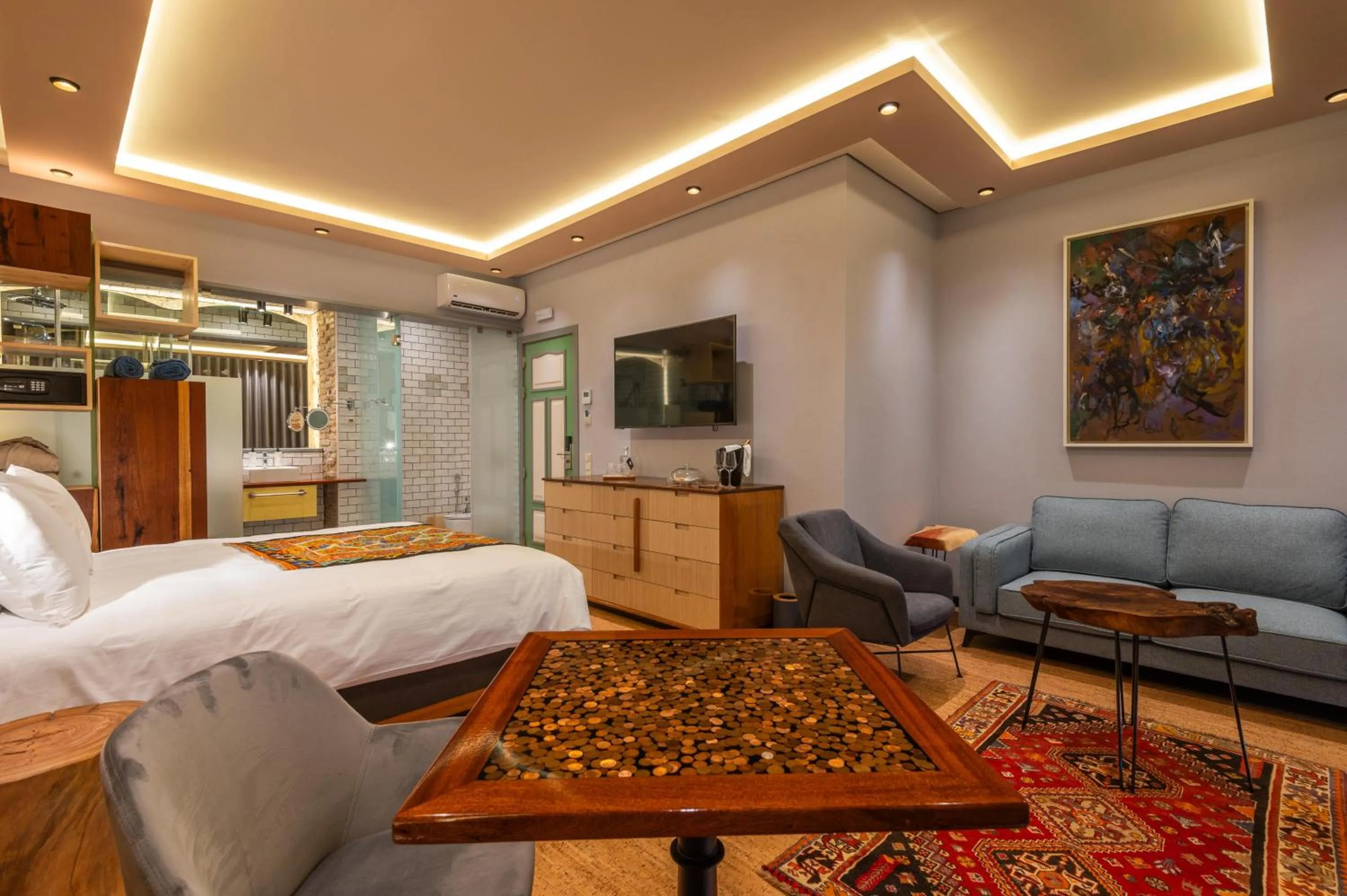 Bed in Vila Origens Boutique Hotel Albufeira – Adults Only