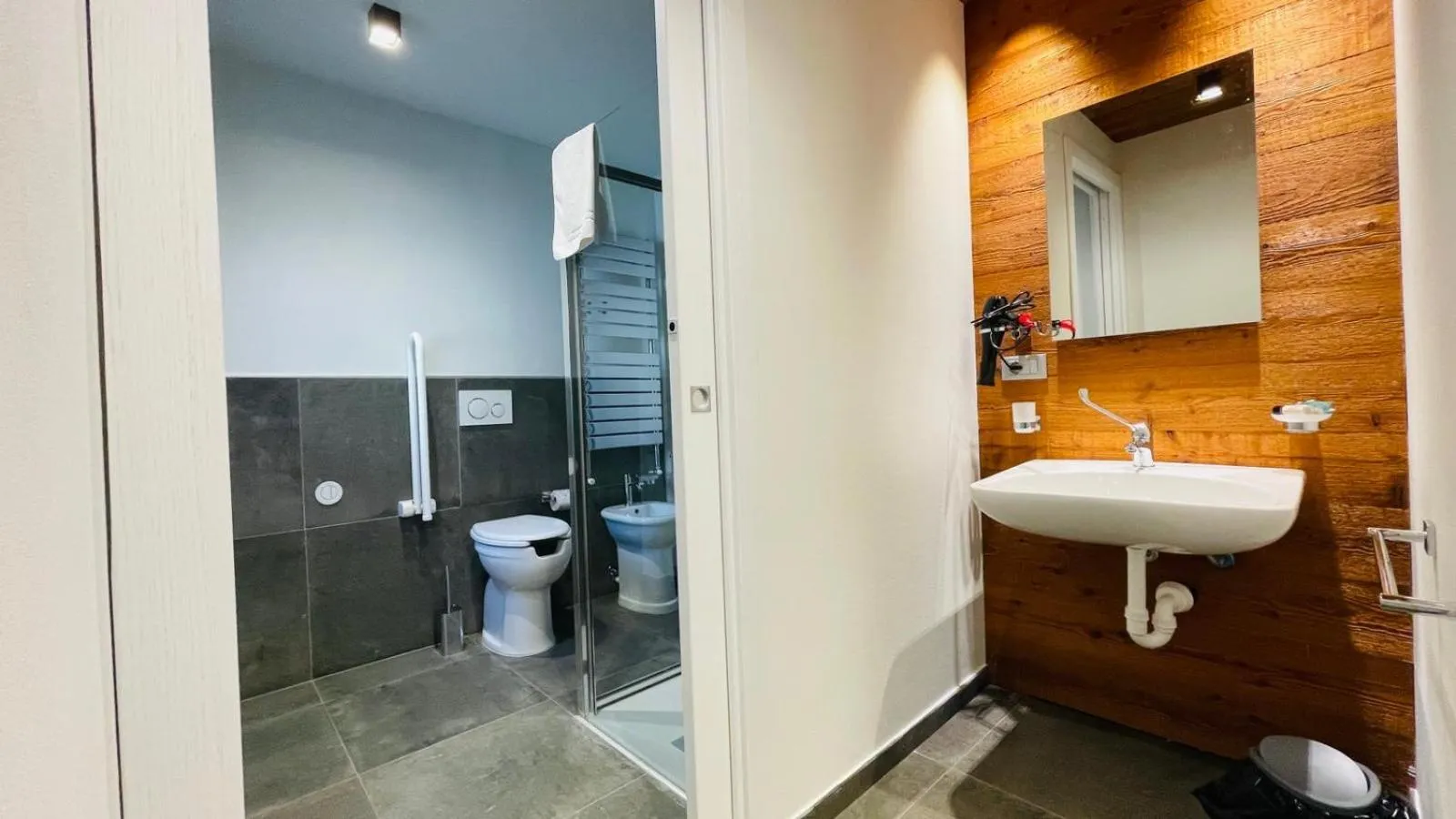 Bathroom in Appartamenti Bardonecchia