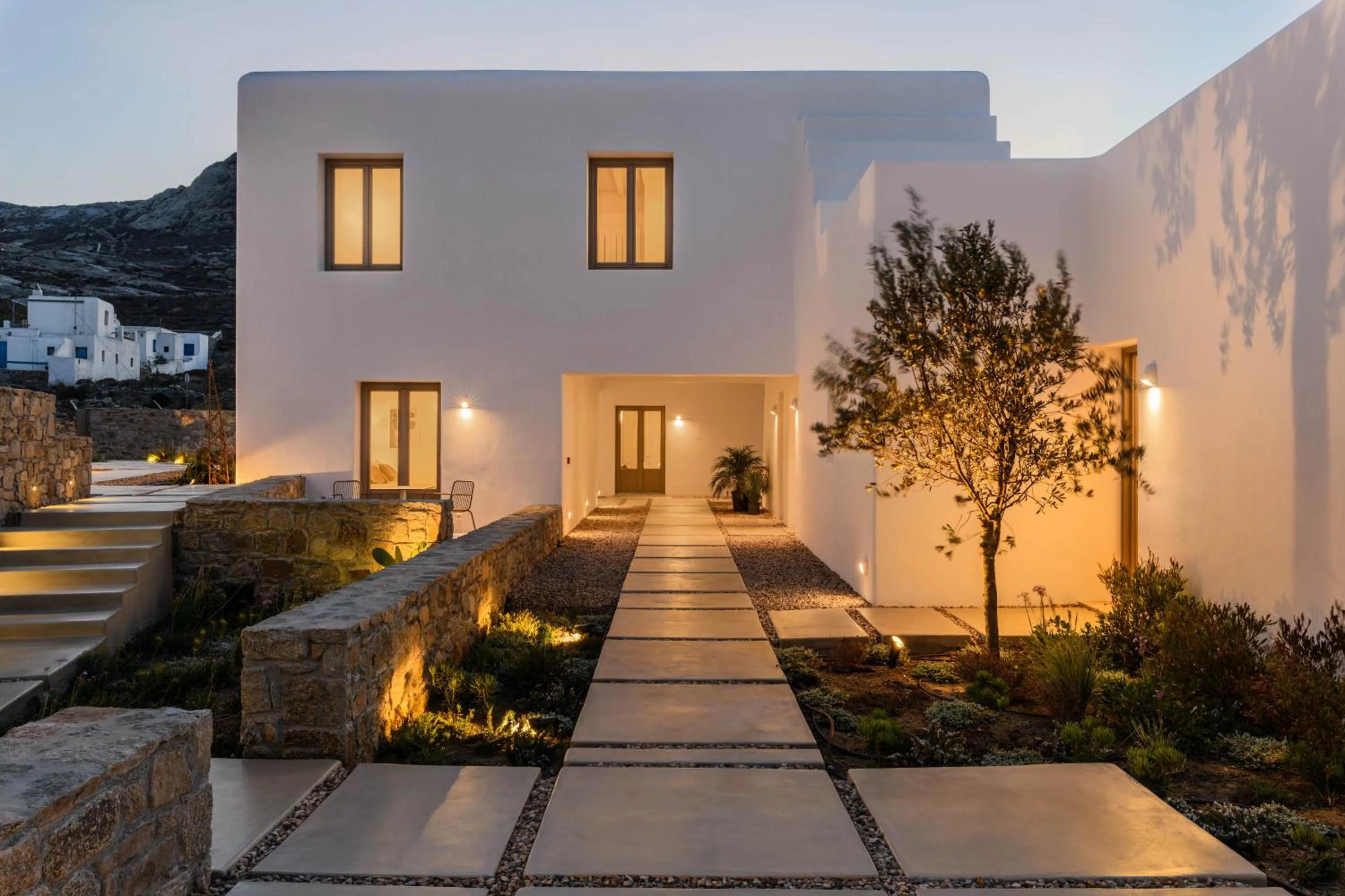 Property building in Camarades Mykonos
