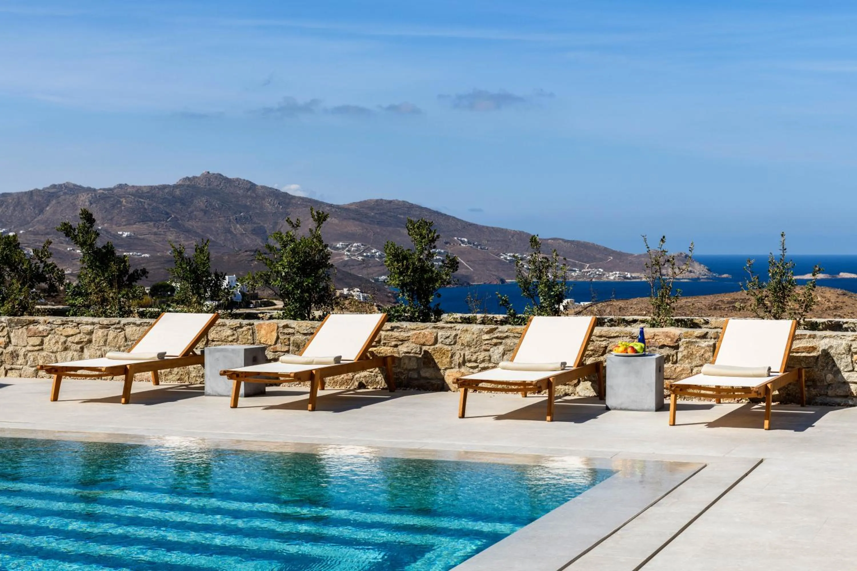 Swimming pool in Camarades Mykonos