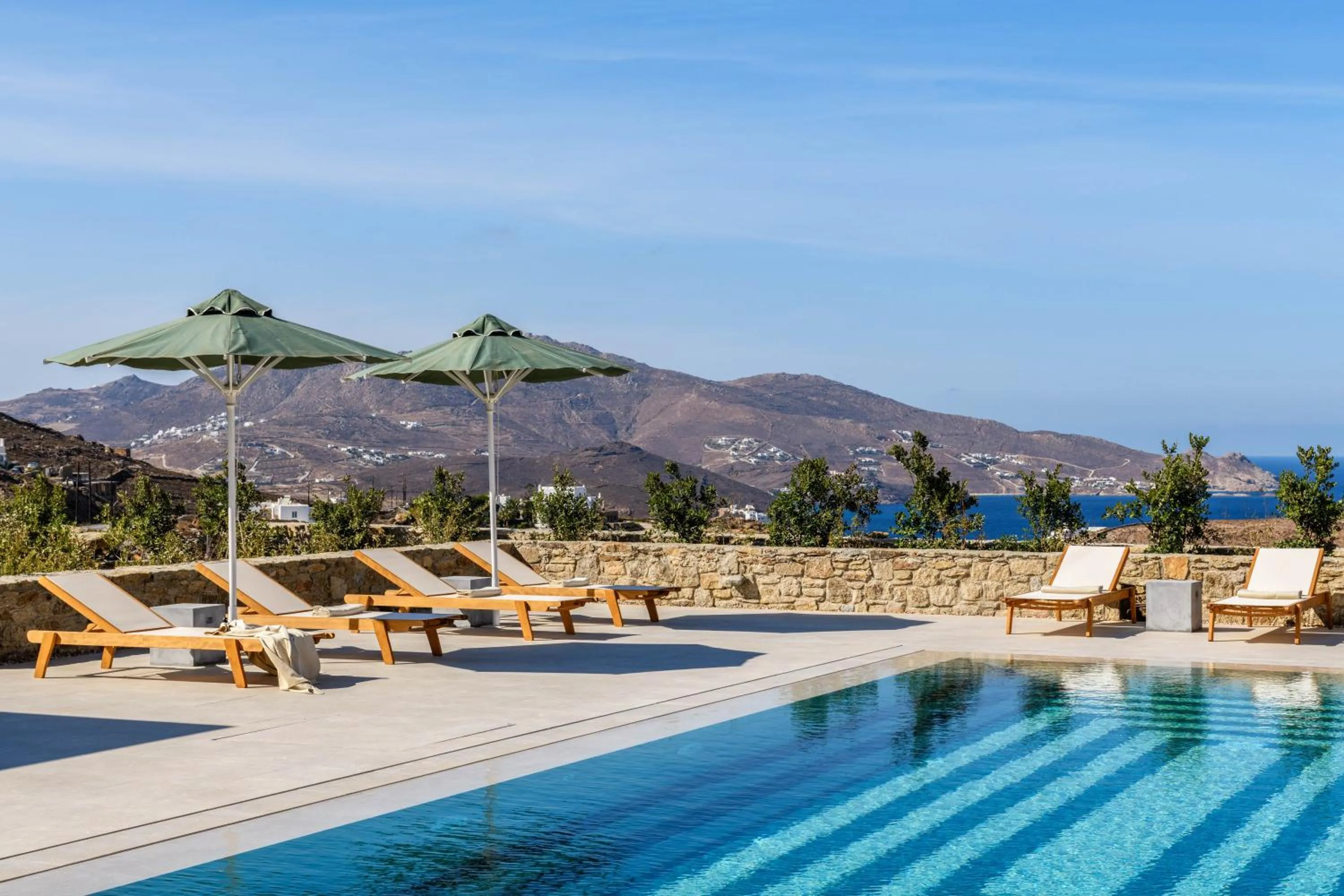 Swimming pool in Camarades Mykonos
