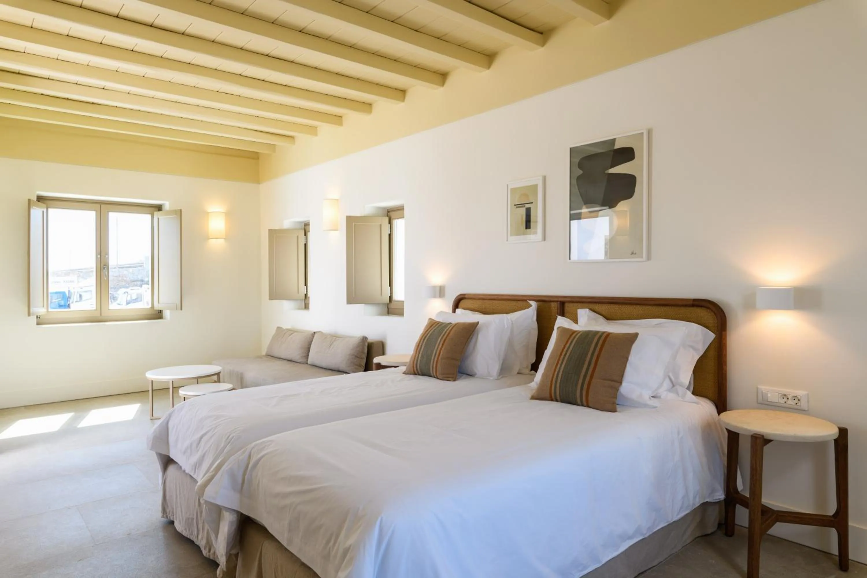 Bed in Camarades Mykonos