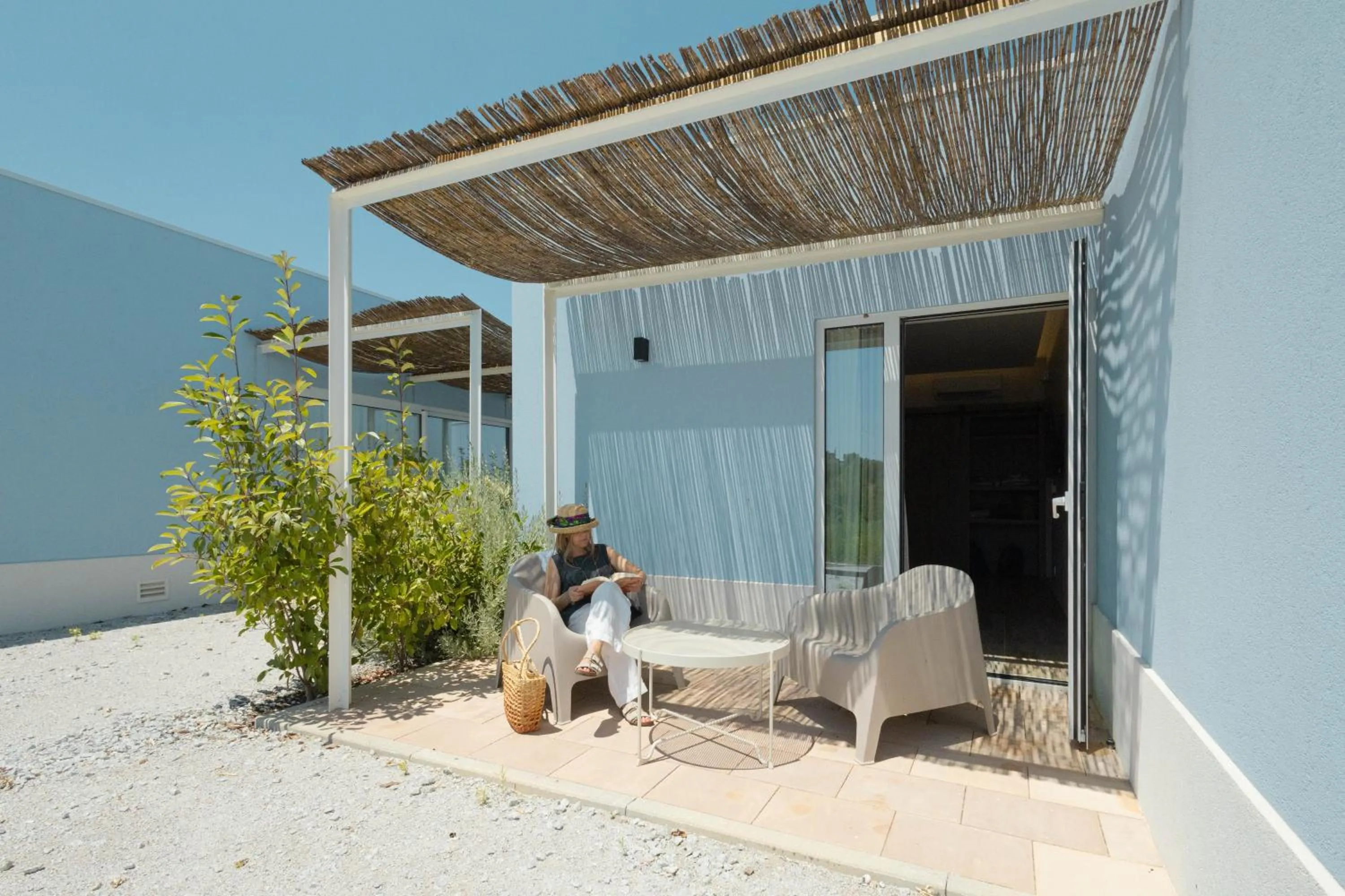 Patio in Sleep & Nature Hotel