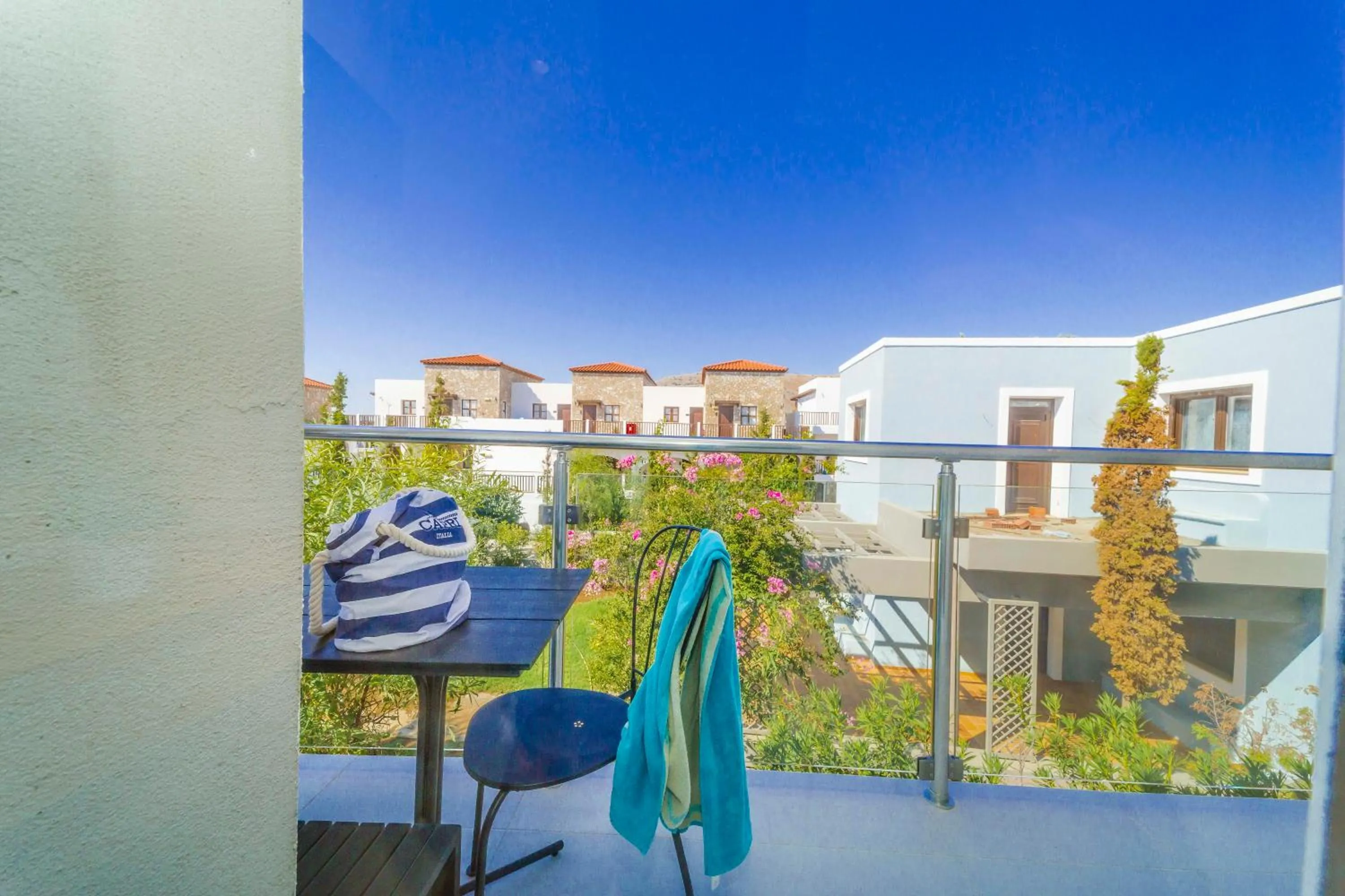 Balcony/Terrace in Amaryllis front beach hotel