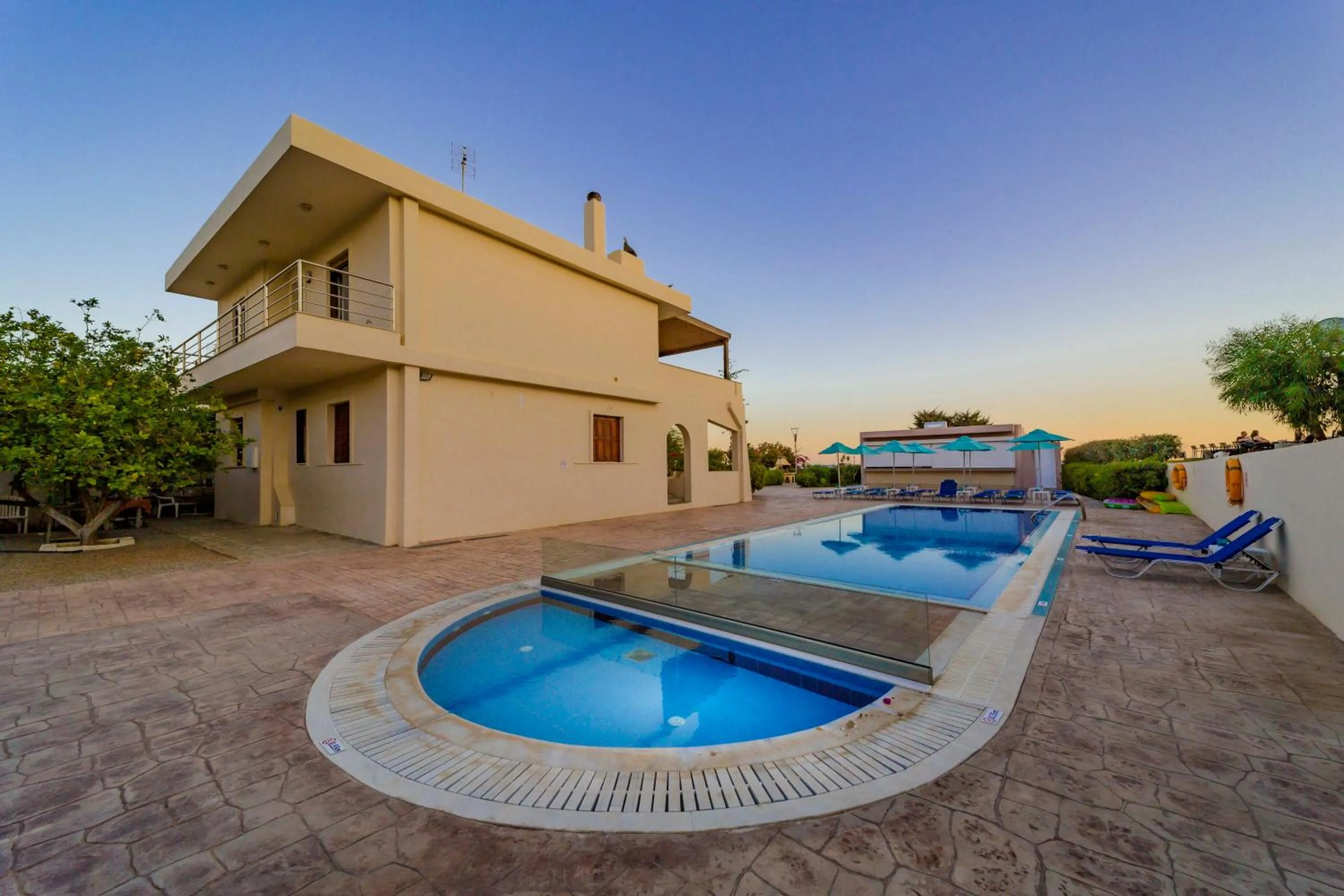 Pool view in Amaryllis front beach hotel