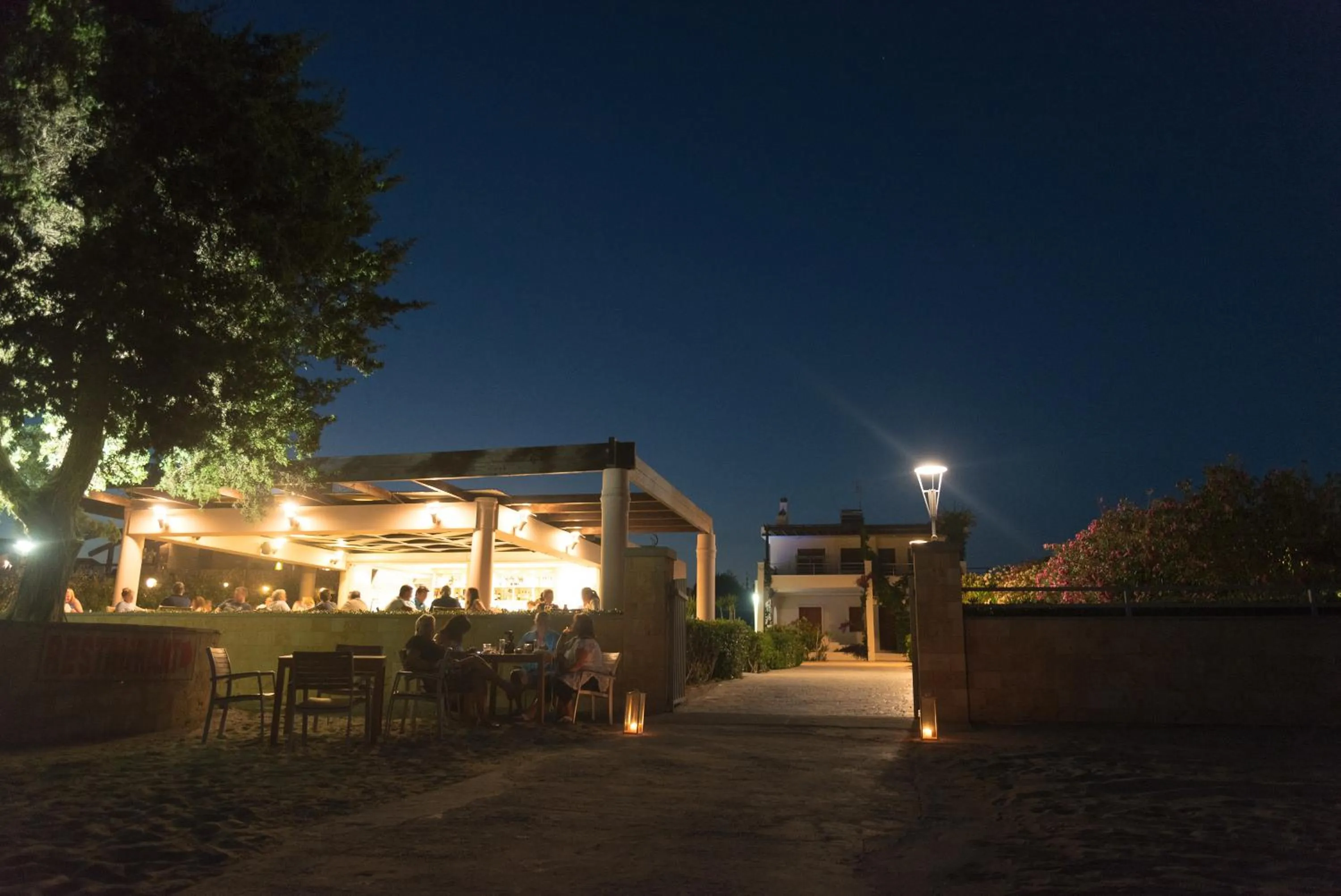 Night in Amaryllis front beach hotel