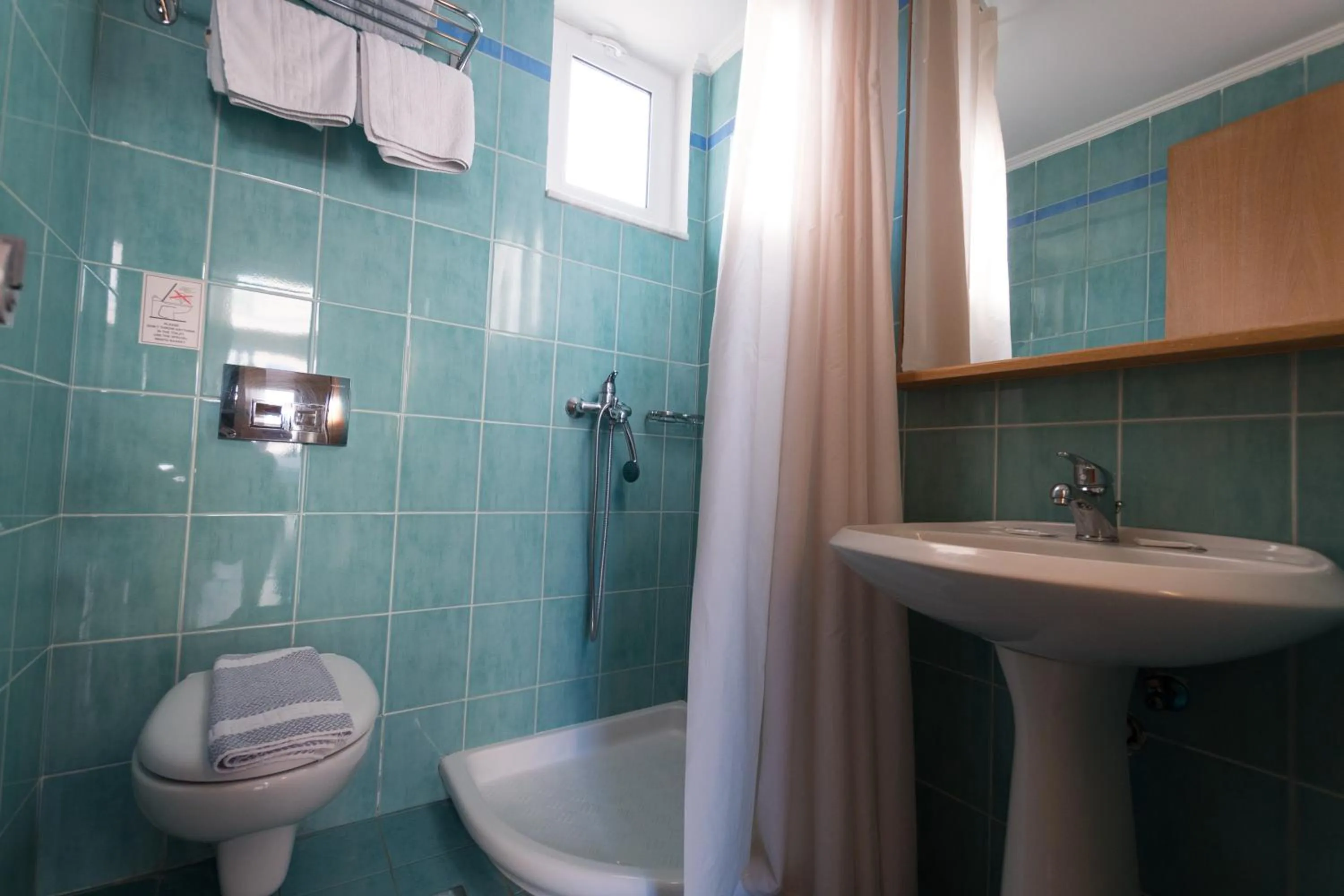 Shower in Amaryllis front beach hotel