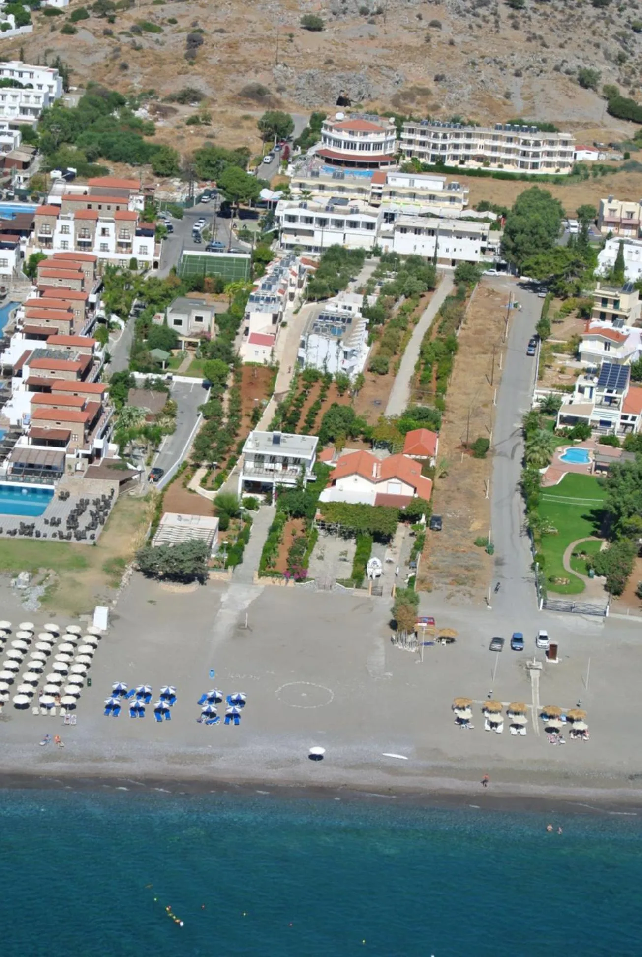 Bird's eye view in Amaryllis front beach hotel