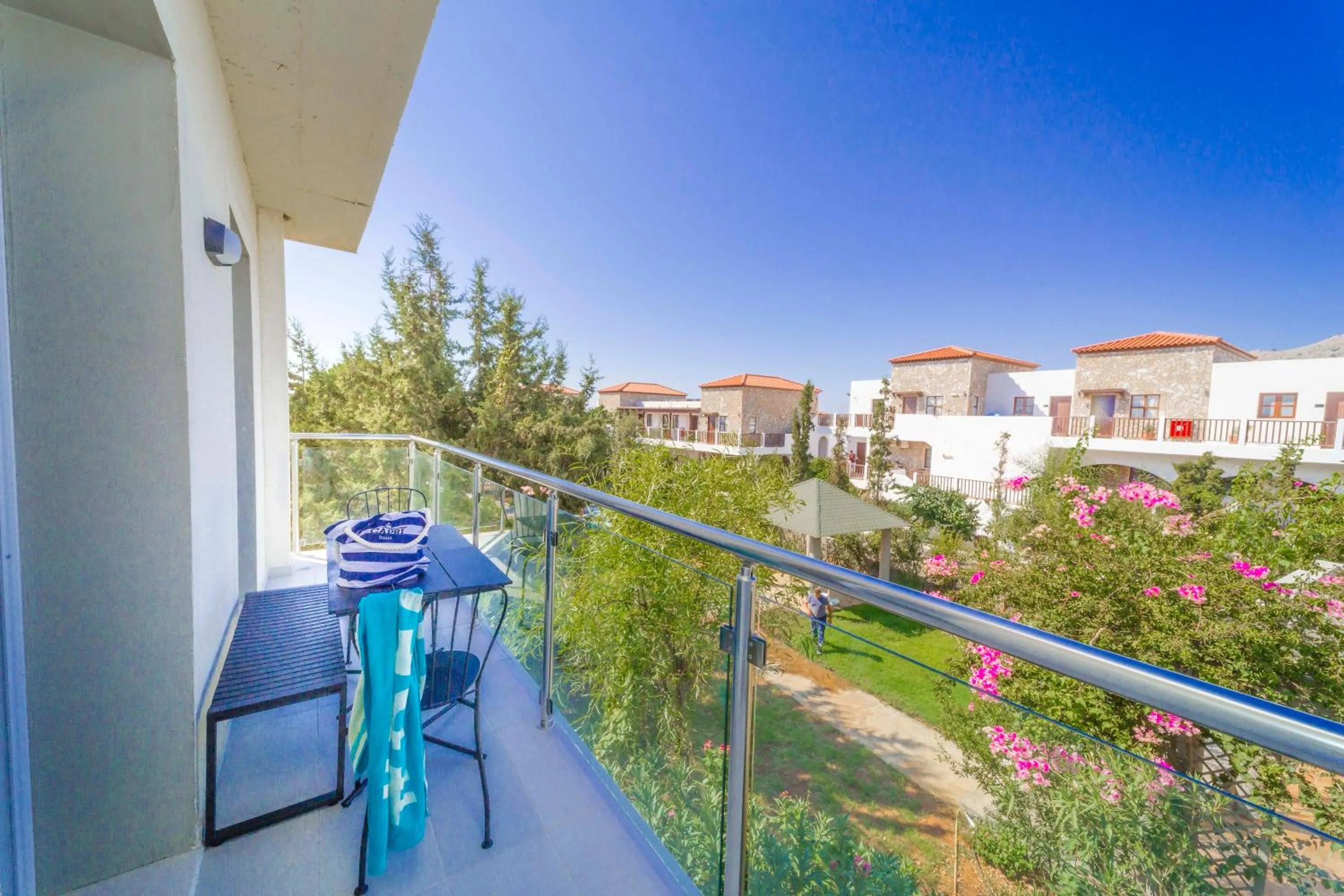 Balcony/Terrace in Amaryllis front beach hotel