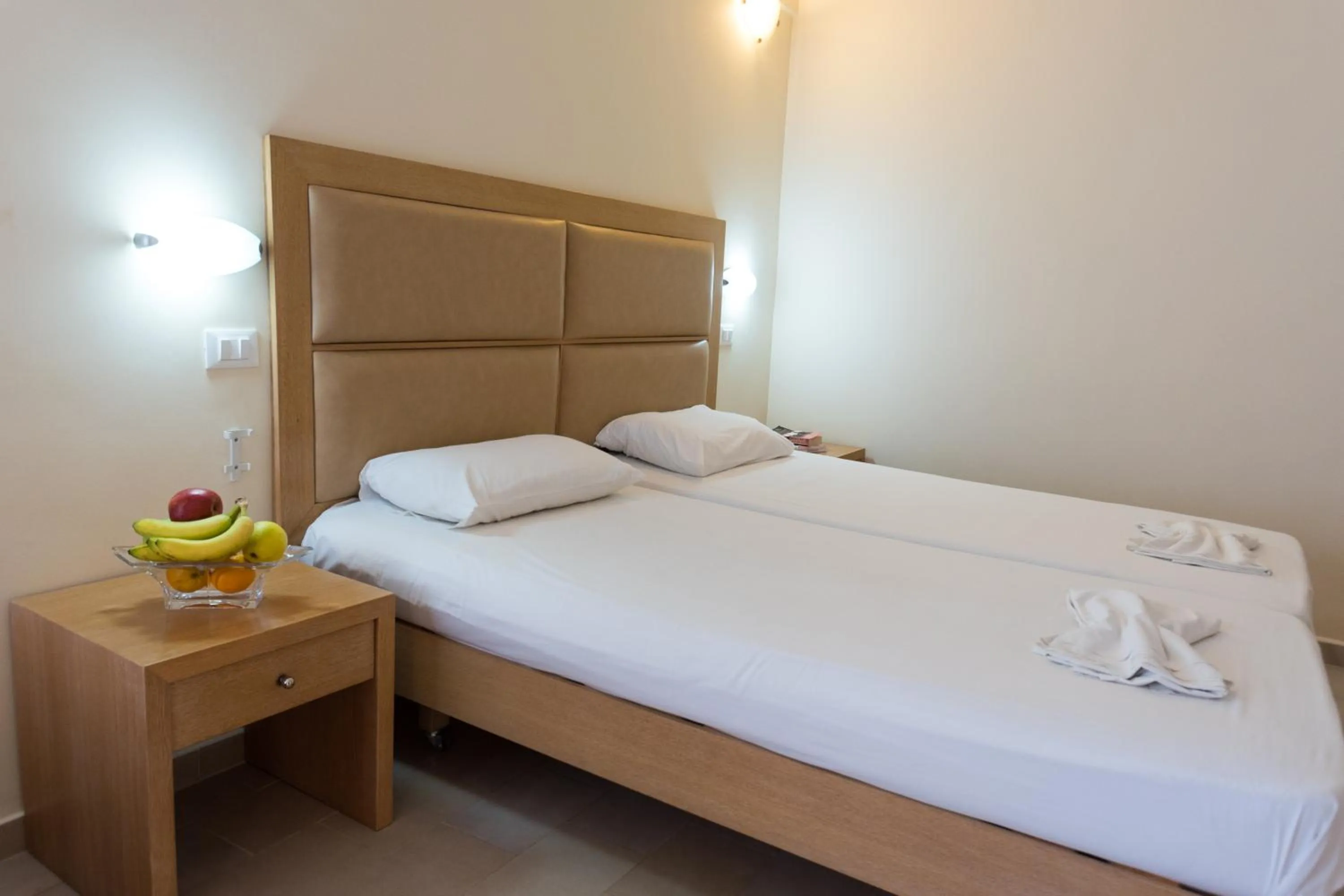 Bed in Amaryllis front beach hotel