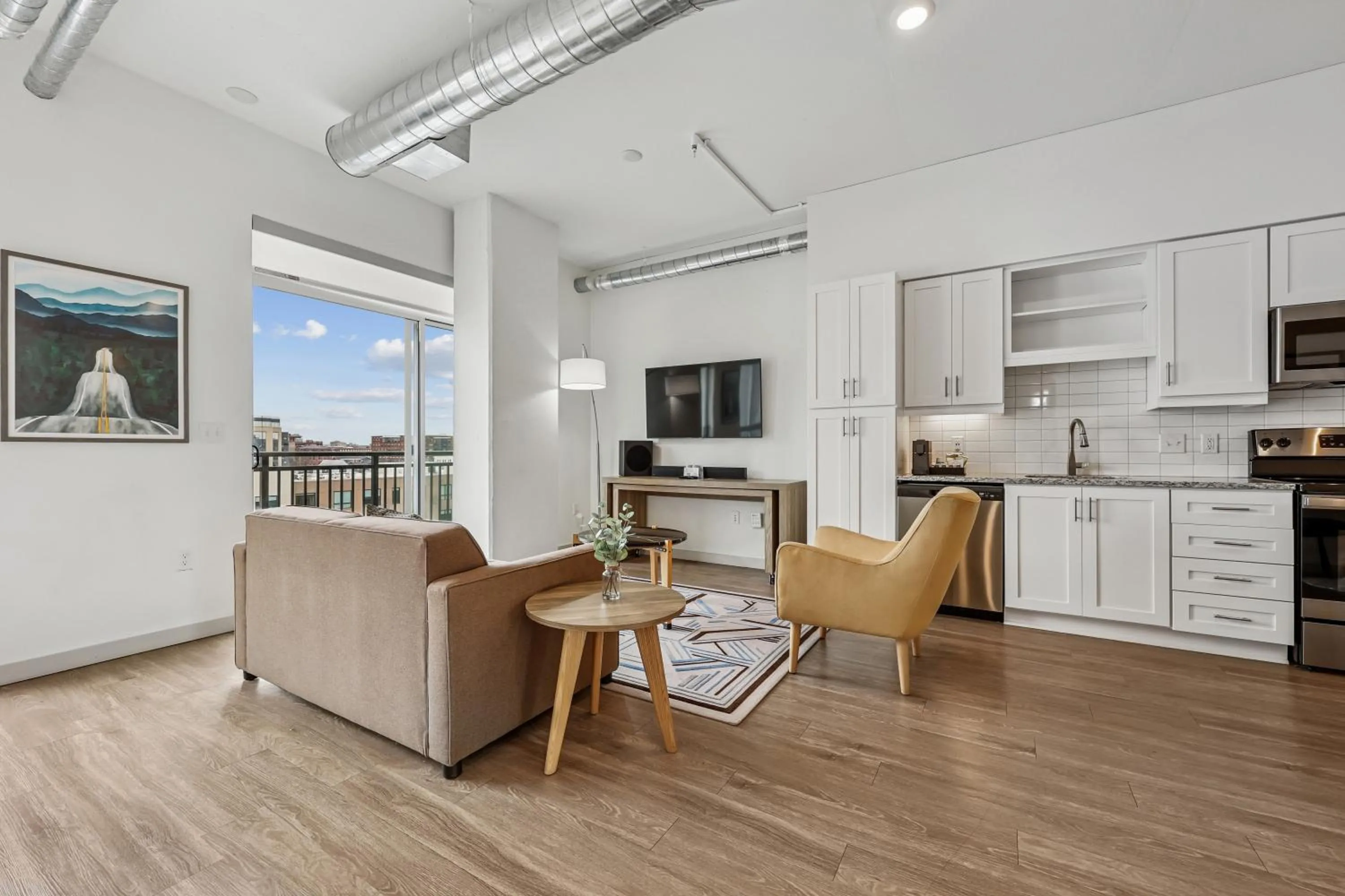 Living room in Sentral SoBro