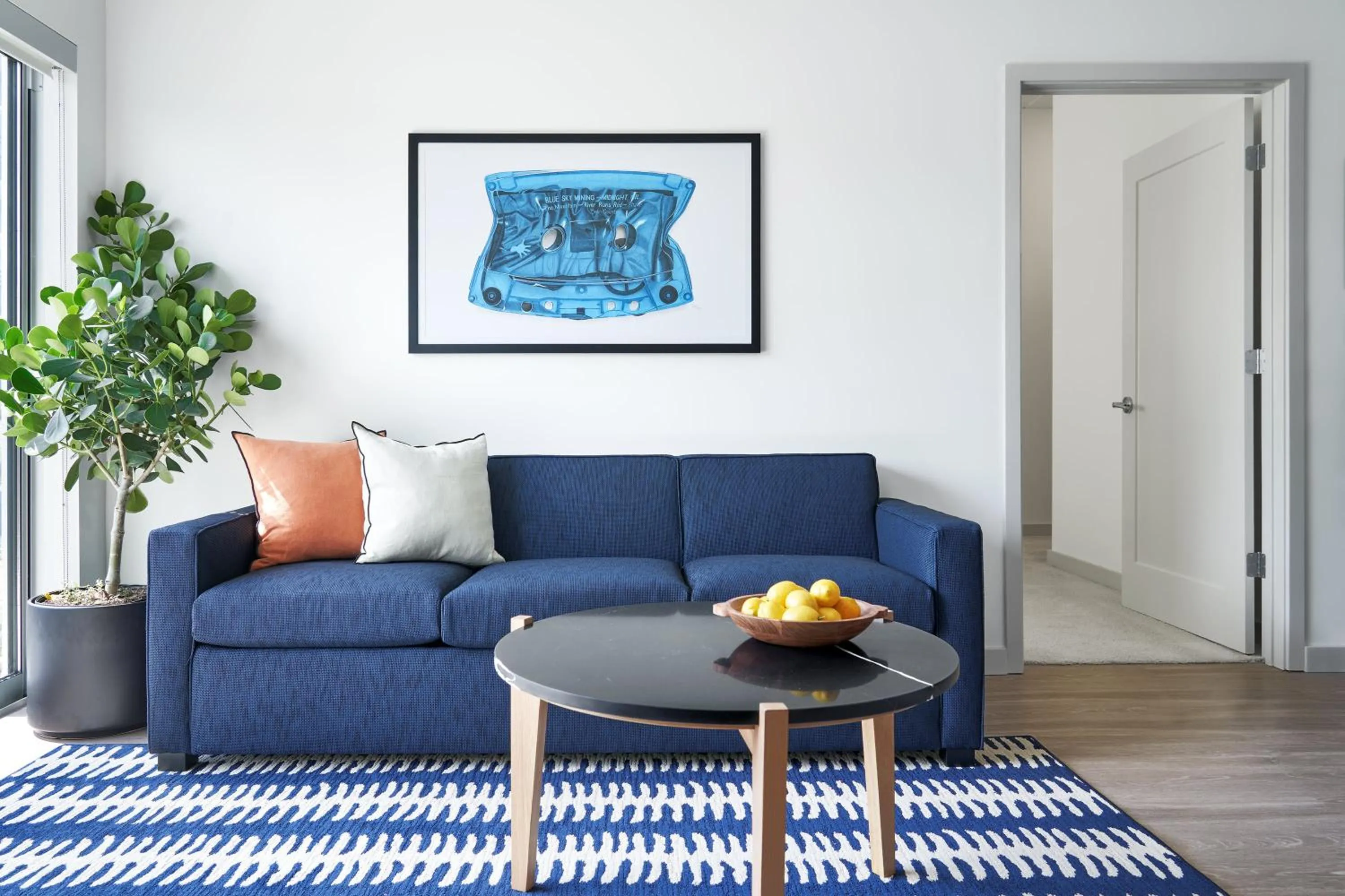 Living room in Sentral SoBro