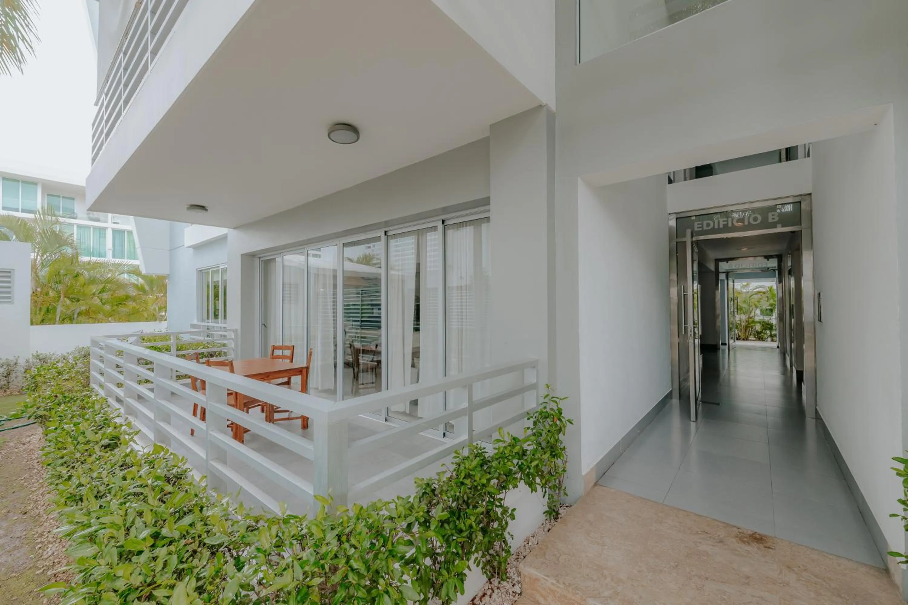 Facade/entrance in Lumina at Palms Punta Cana Village