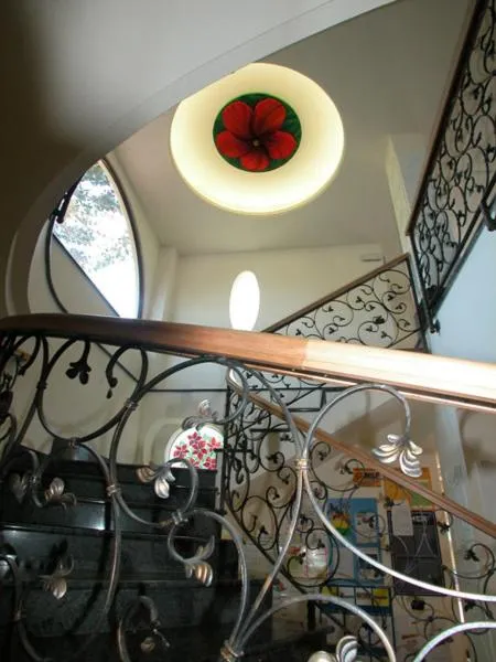 Decorative detail in Albergo Villa Hibiscus