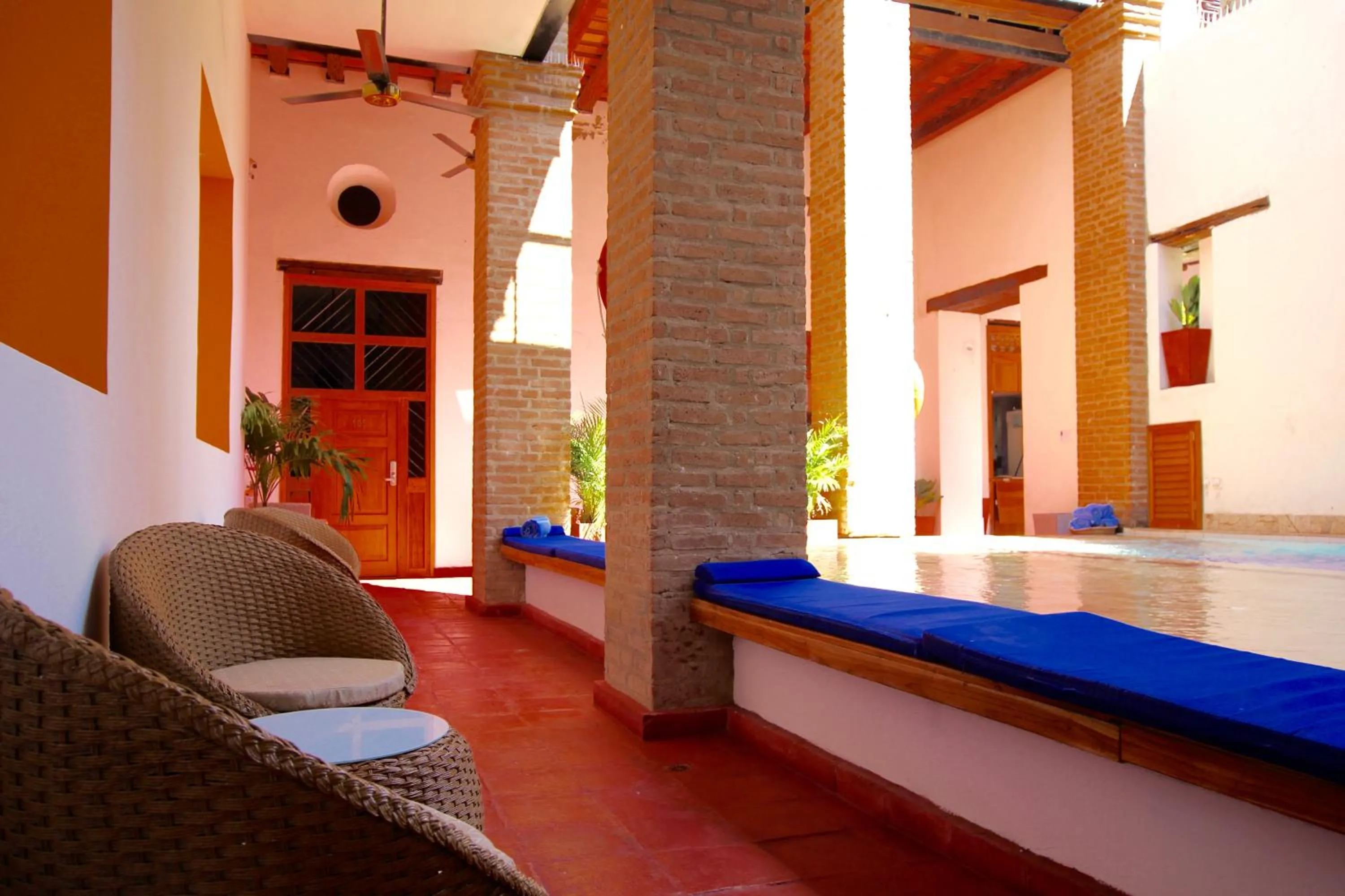 Patio in Hotel Boutique Casa Carolina