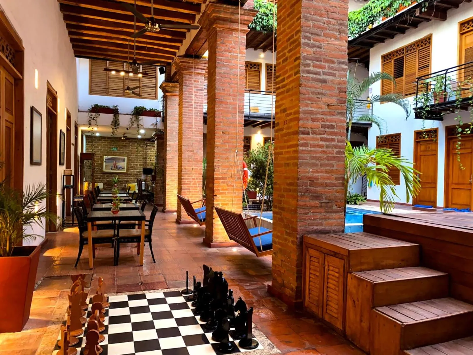 Restaurant/places to eat in Hotel Boutique Casa Carolina