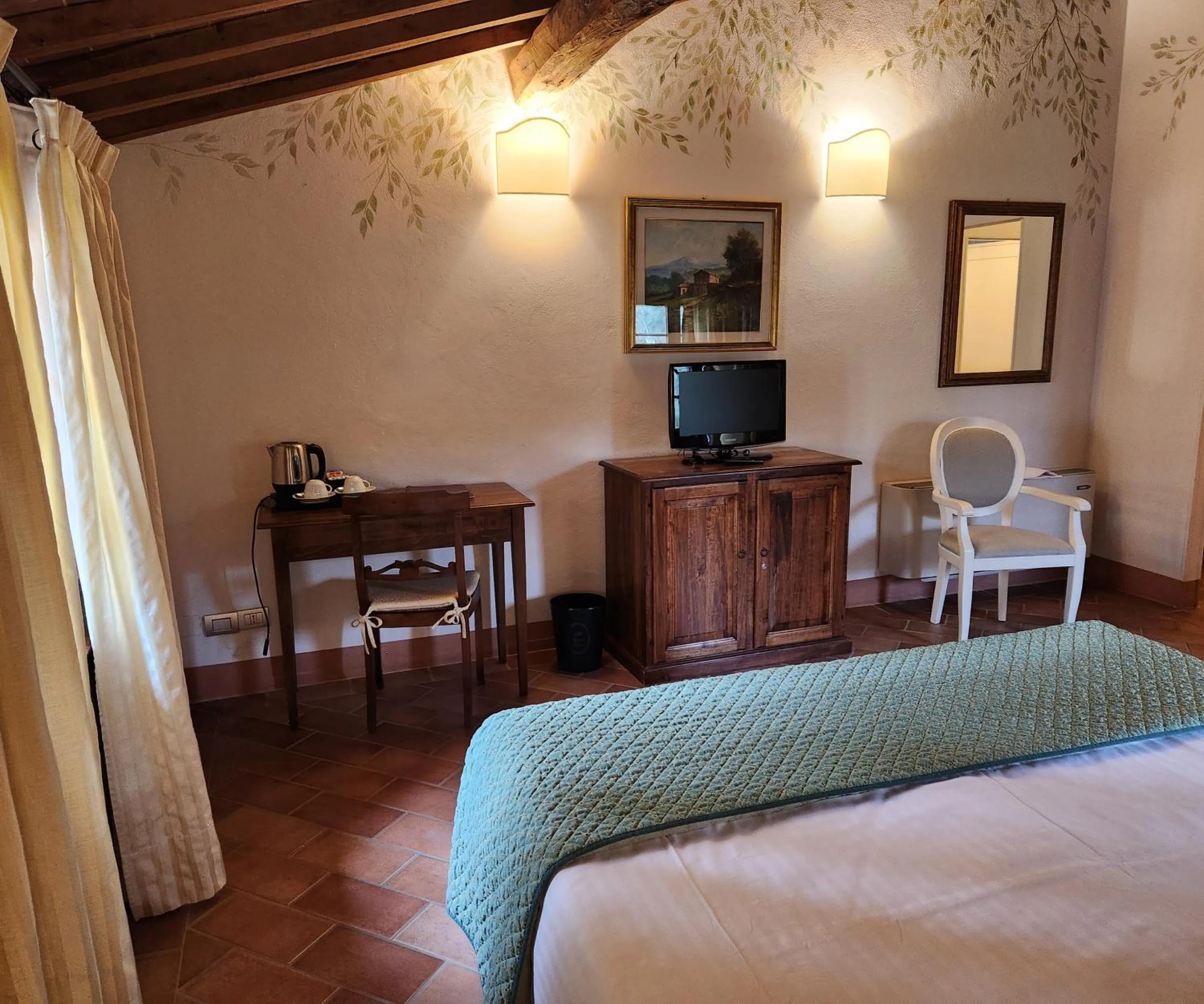 Bed in Villa Curina Resort