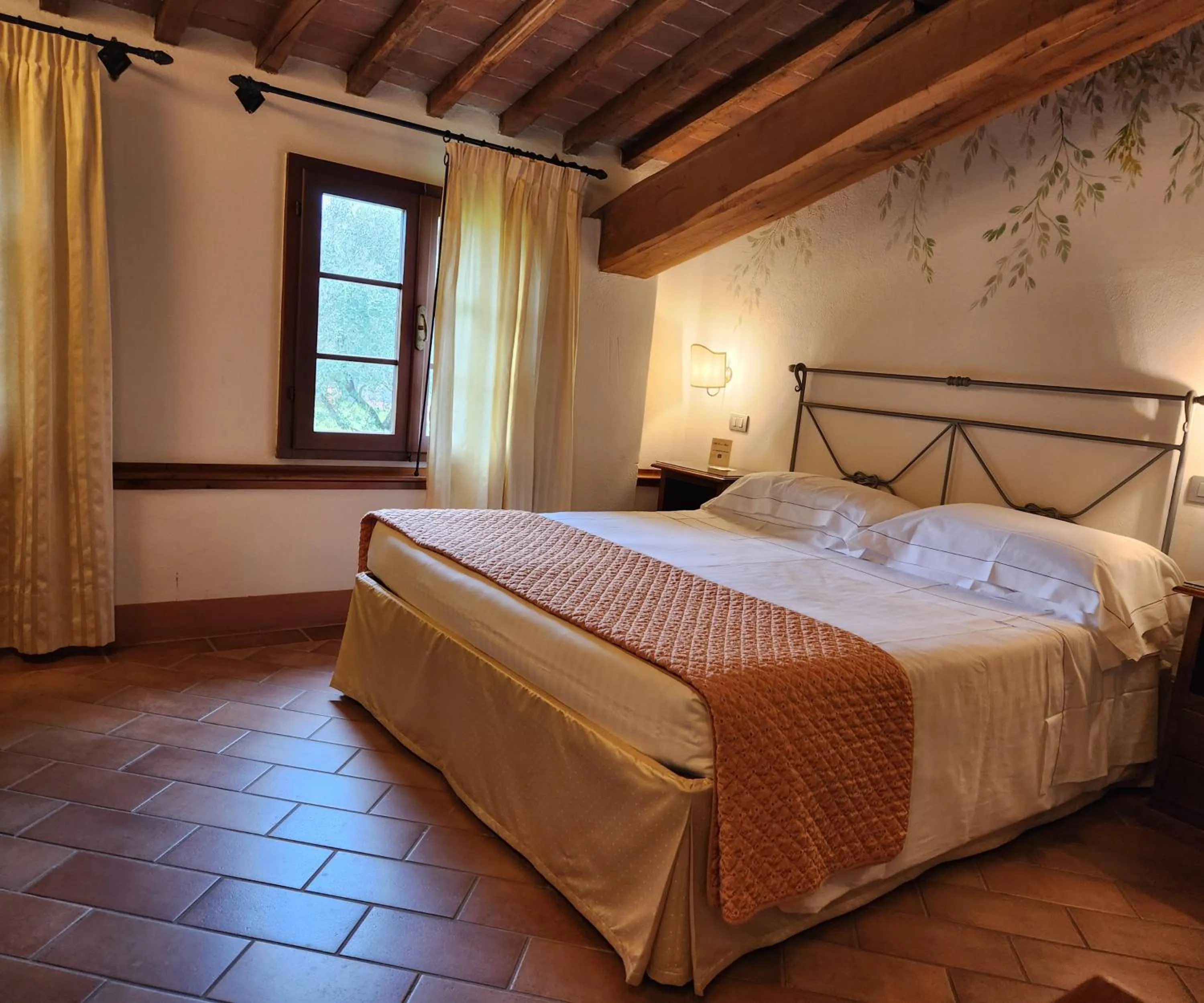 Bed in Villa Curina Resort