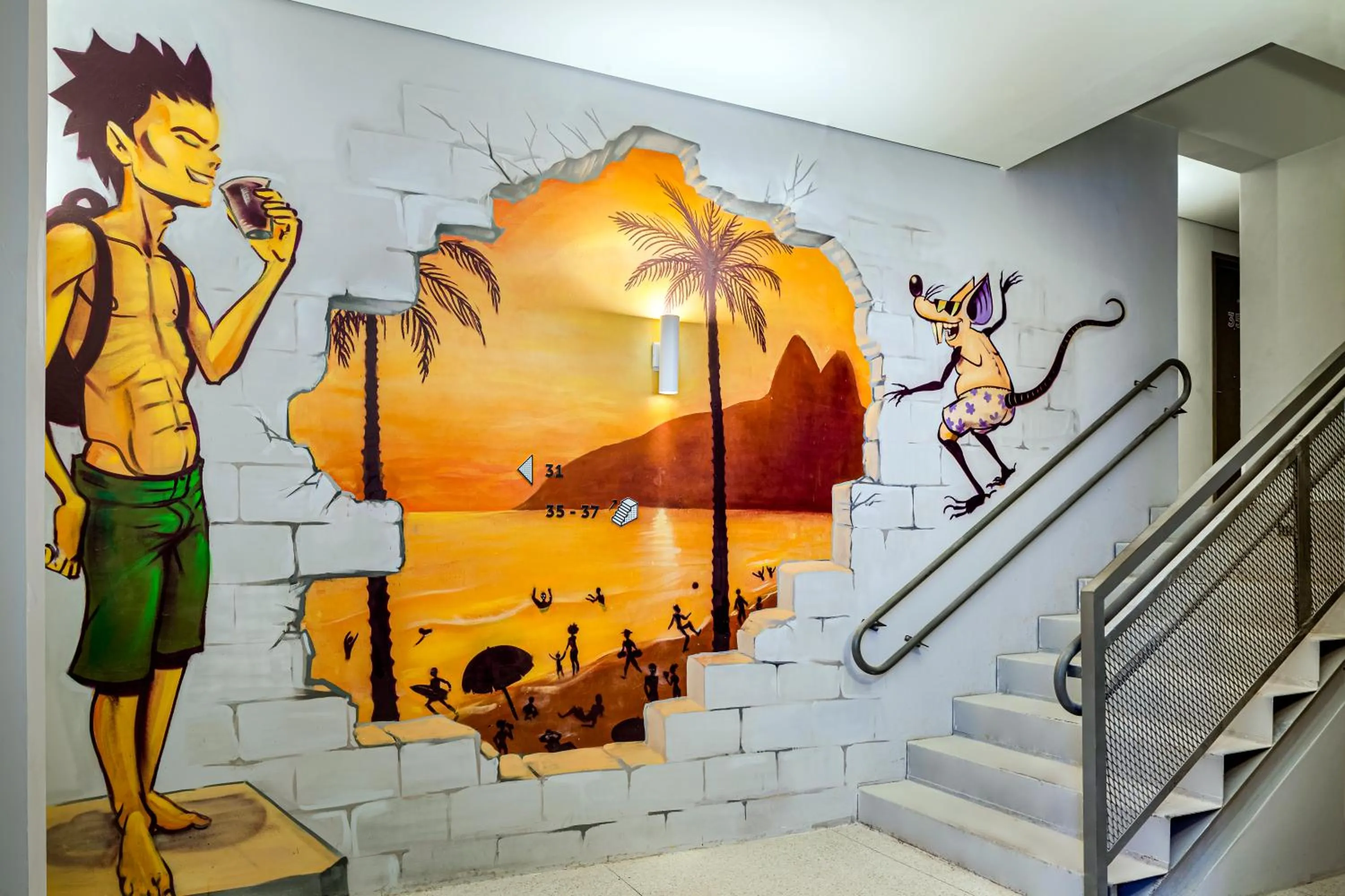 Decorative detail in JO&JOE Rio de Janeiro Largo do Boticario