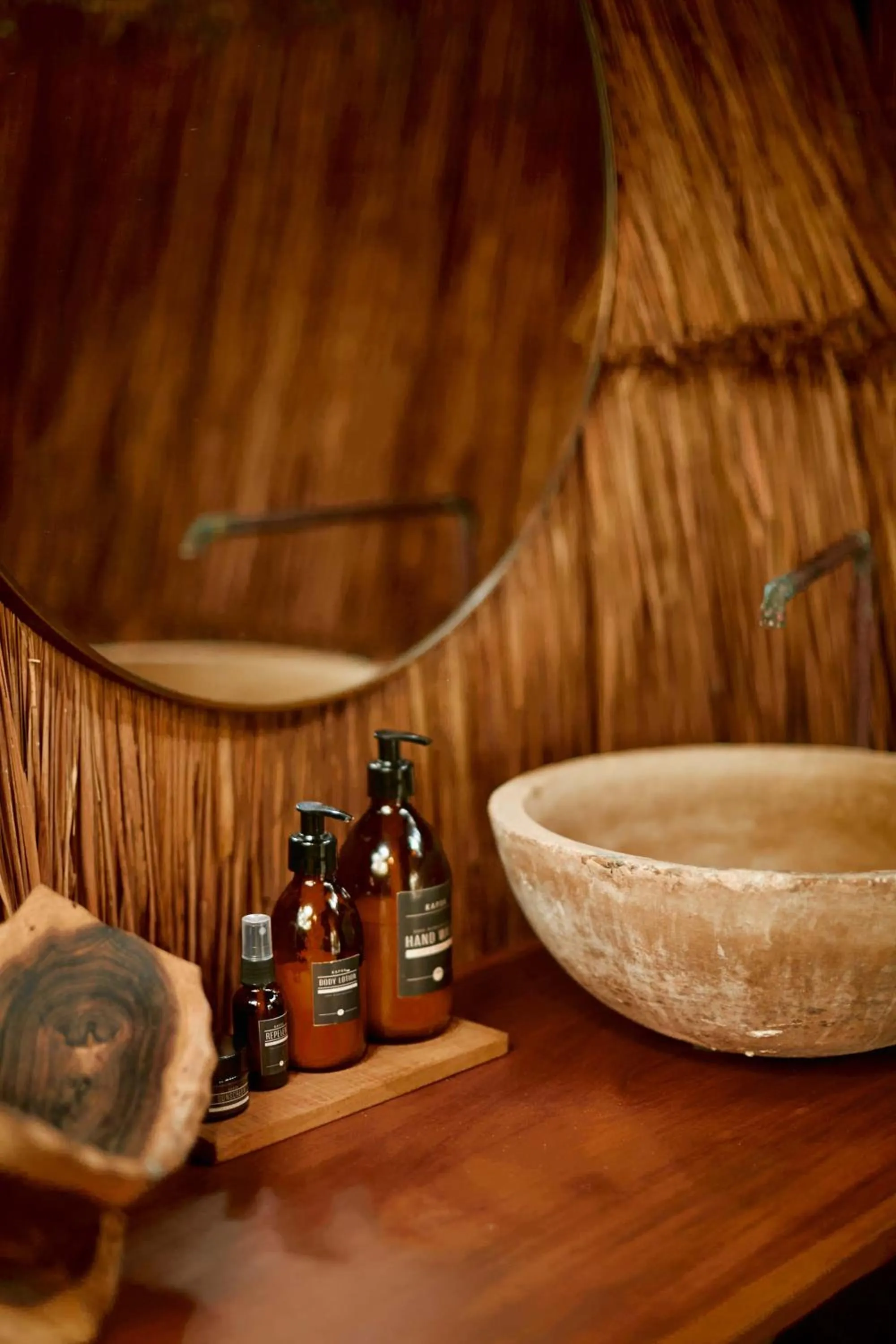 Bathroom in Kapok Bacalar - Plant Based Hotel